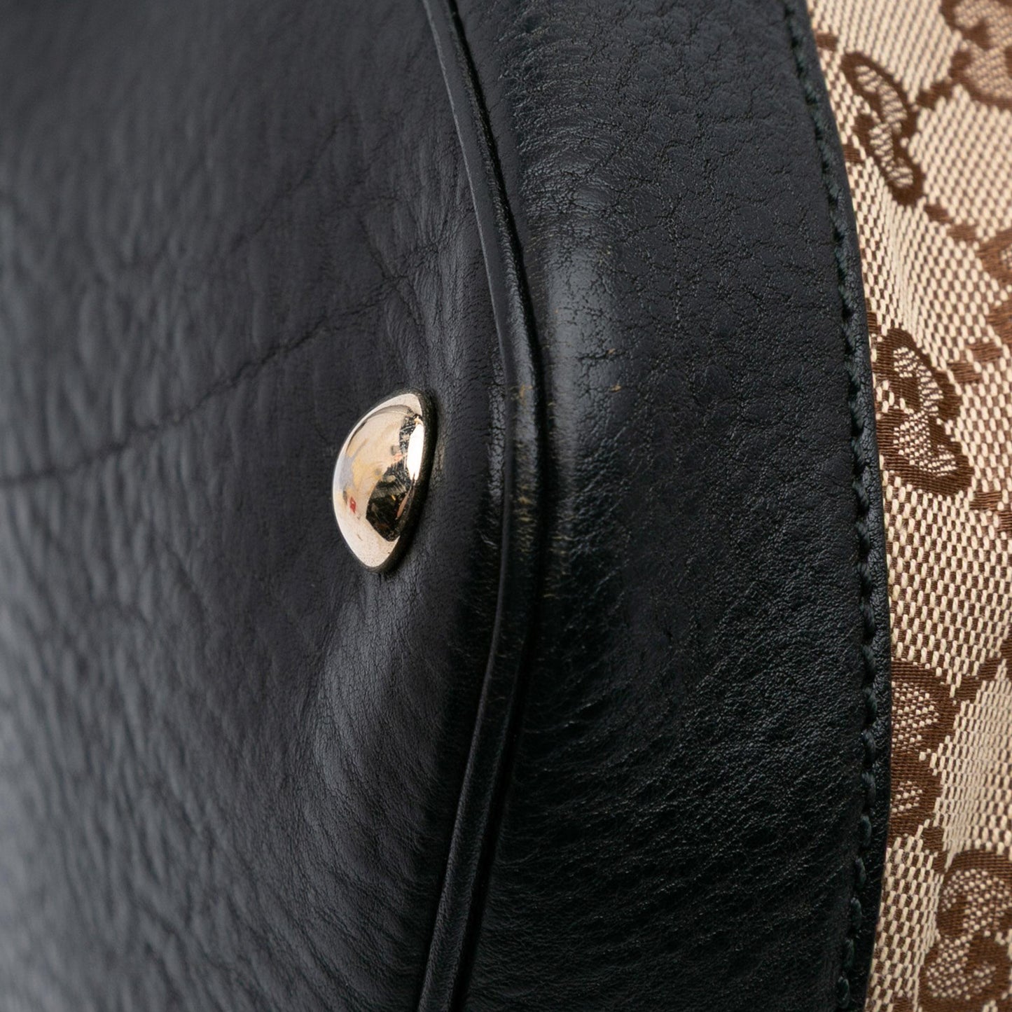 Gucci Large GG Canvas Charm Dome Satchel
