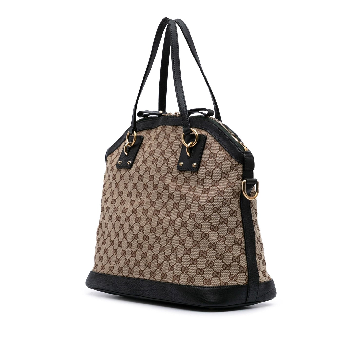 Gucci Large GG Canvas Charm Dome Satchel