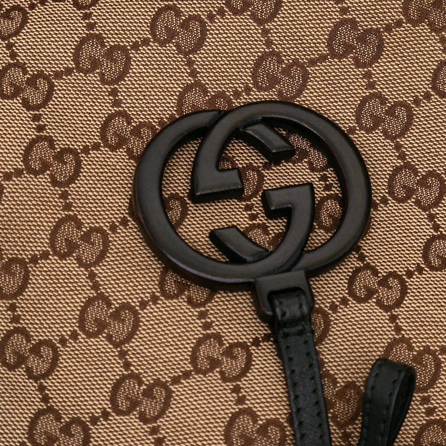 Gucci Large GG Canvas GG Charm Tote