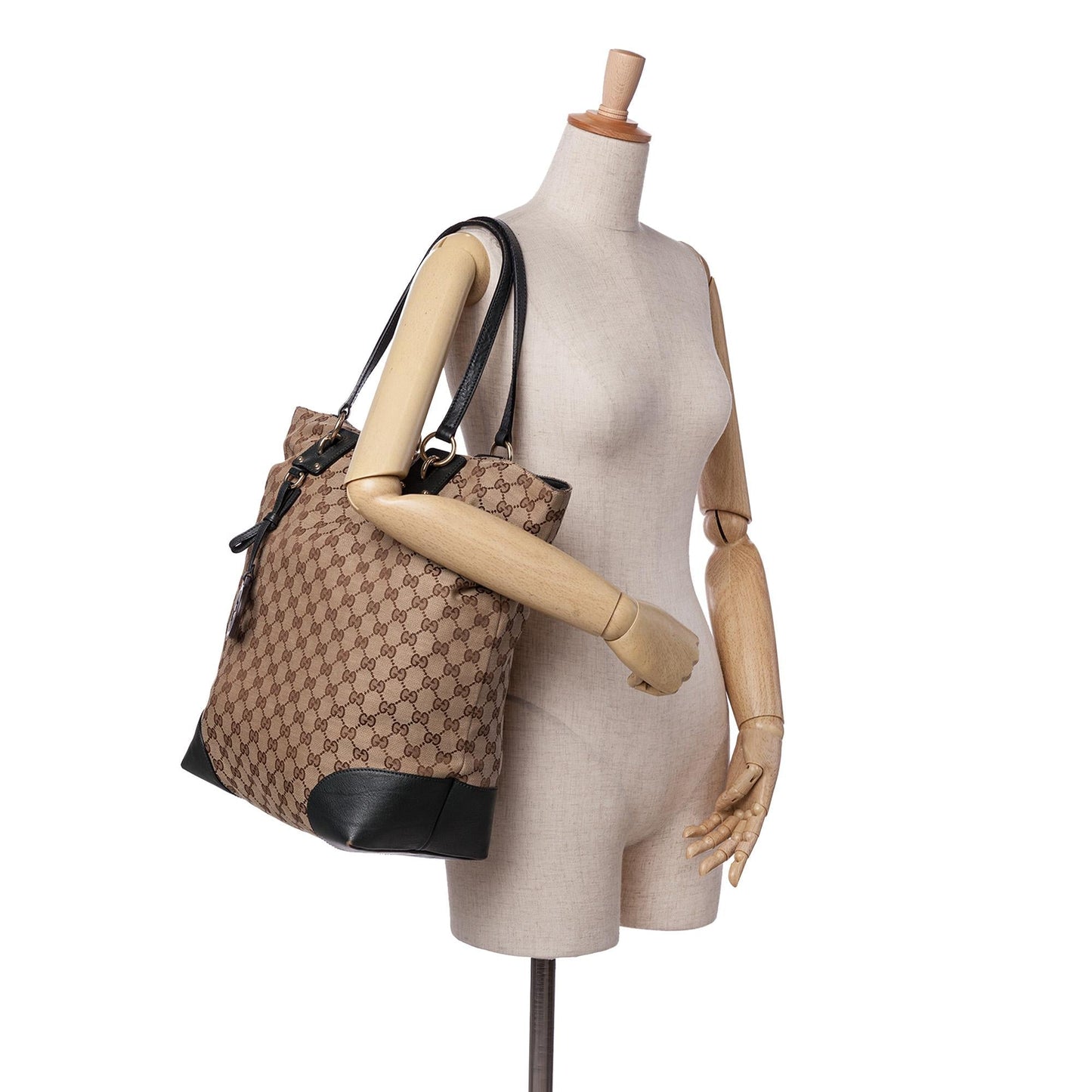 Gucci Large GG Canvas GG Charm Tote