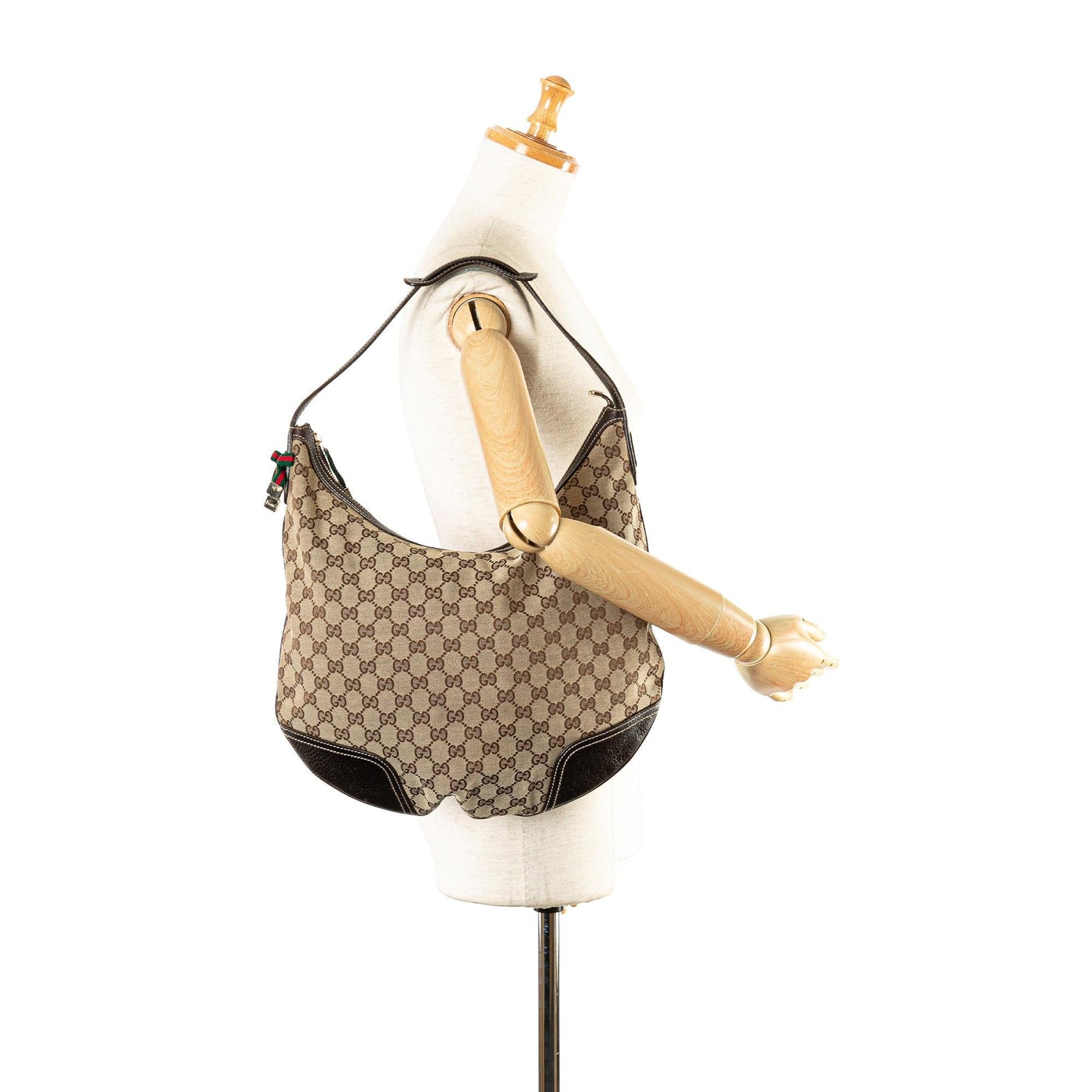 Gucci Large GG Canvas Princy Hobo (SHG-Ez5rRi)
