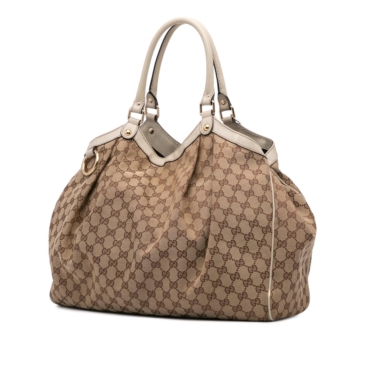 Gucci Large GG Canvas Sukey Tote