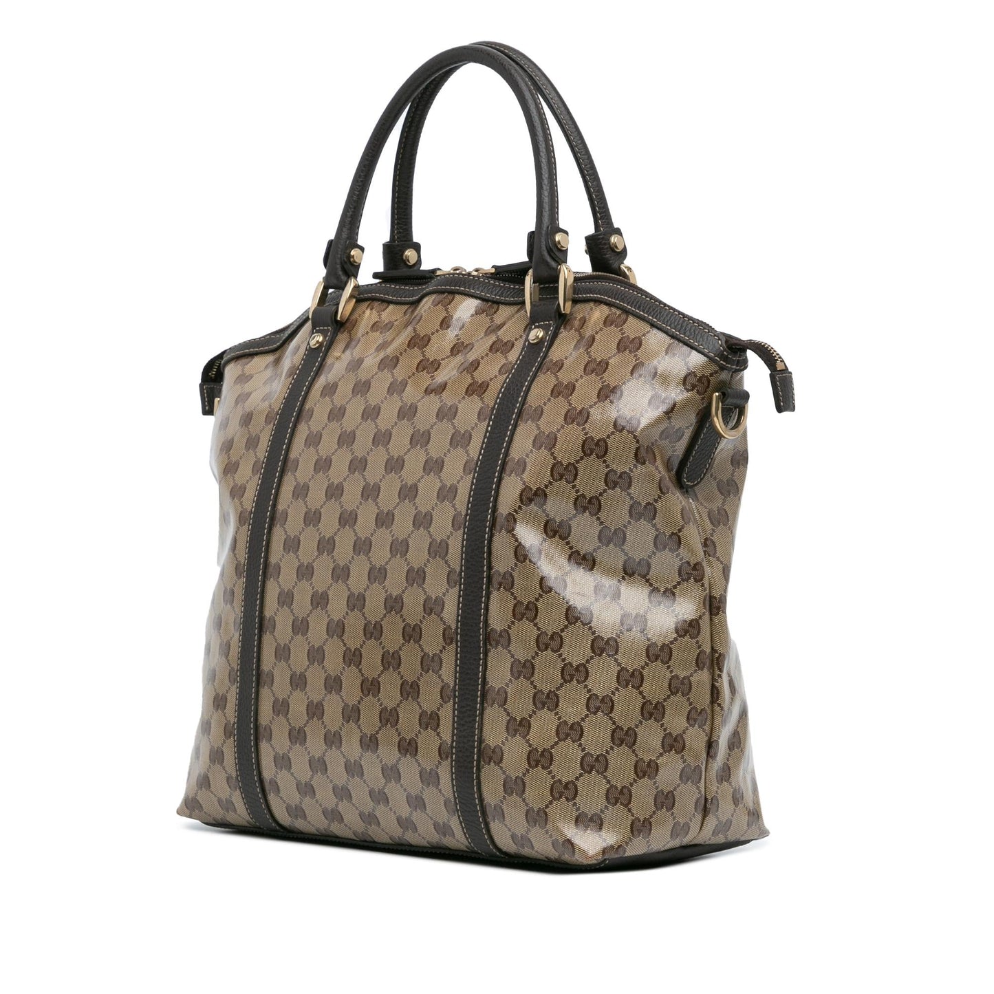 Gucci Large GG Crystal Charm Dome Bag (SHG-B8IvaG)