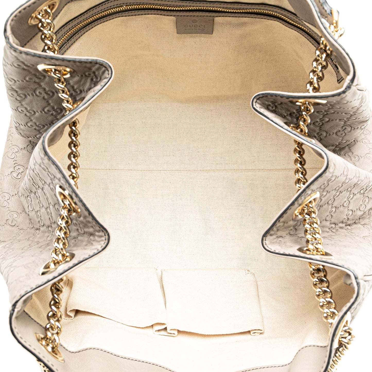 Gucci Large Guccissima Emily Chain Shoulder Bag (SHG-VmldJQ)