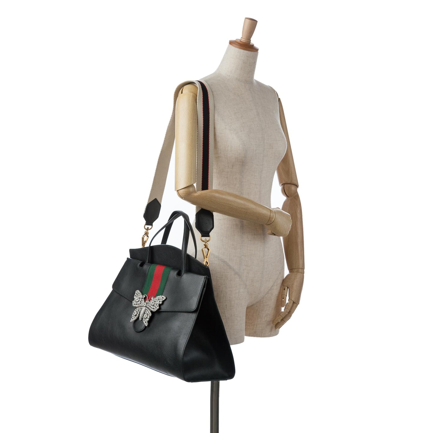 Gucci Large Linea Totem Satchel (SHG-doCAa2)