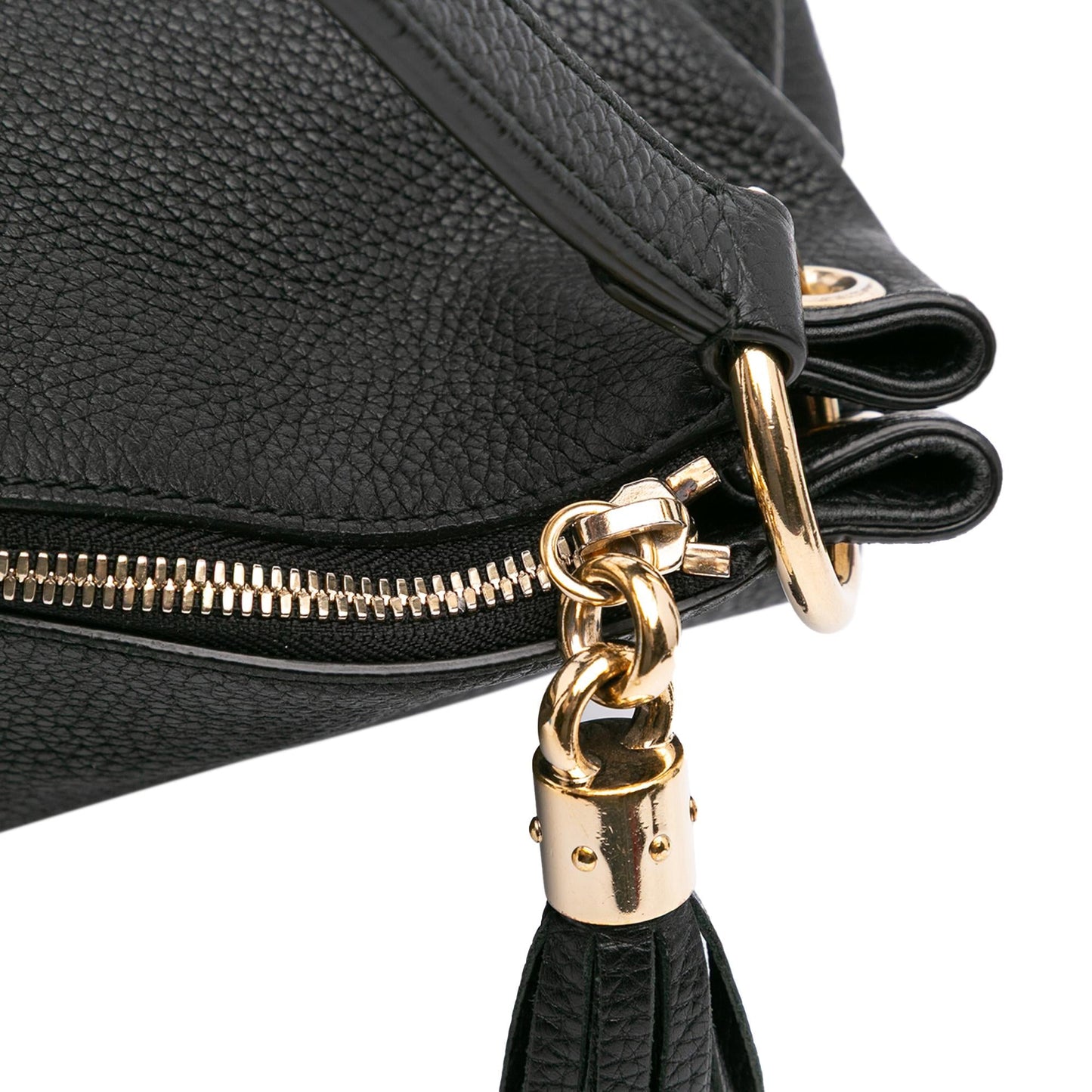 Gucci Large Pebbled Calfskin Soho Convertible Hobo
