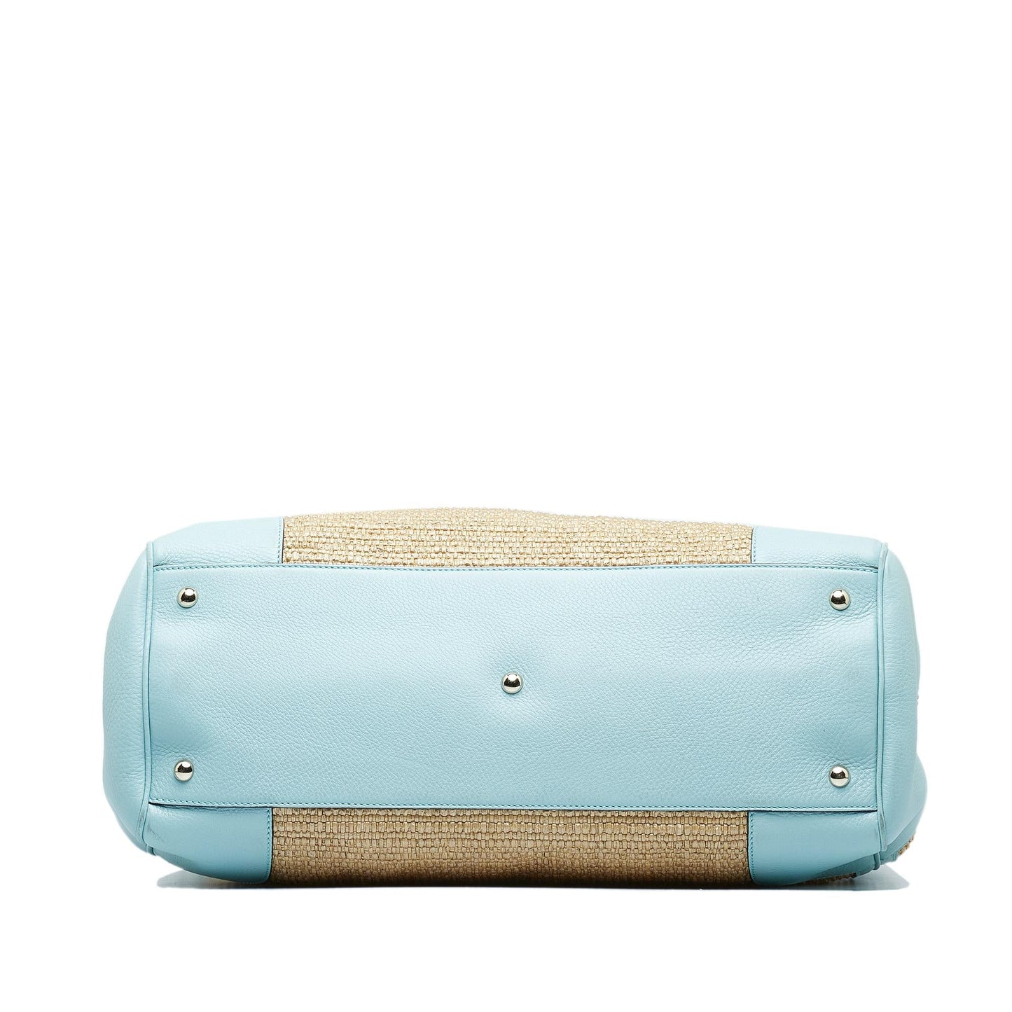 Gucci Large Raffia Bamboo Shopper (SHG-wkXCkH)