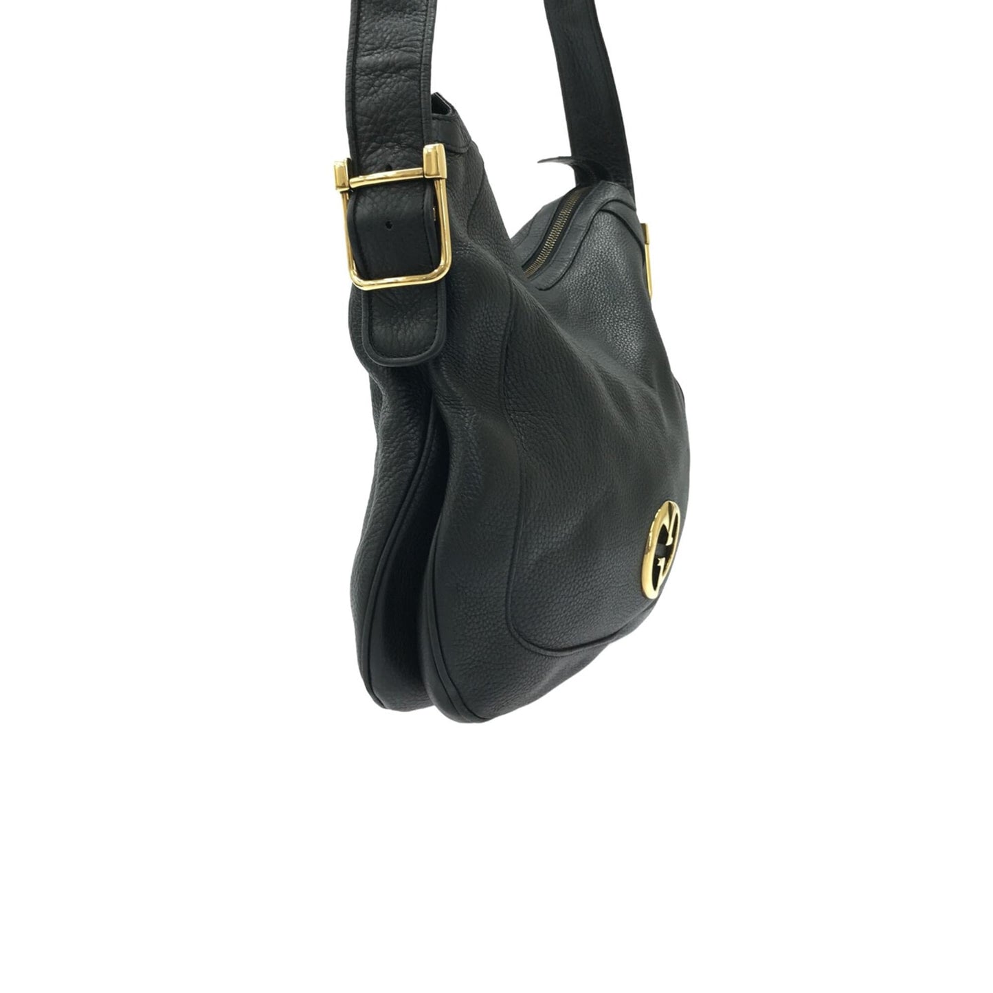 Gucci Leather 1973 Crossbody Bag (SHG-mBmb6D)
