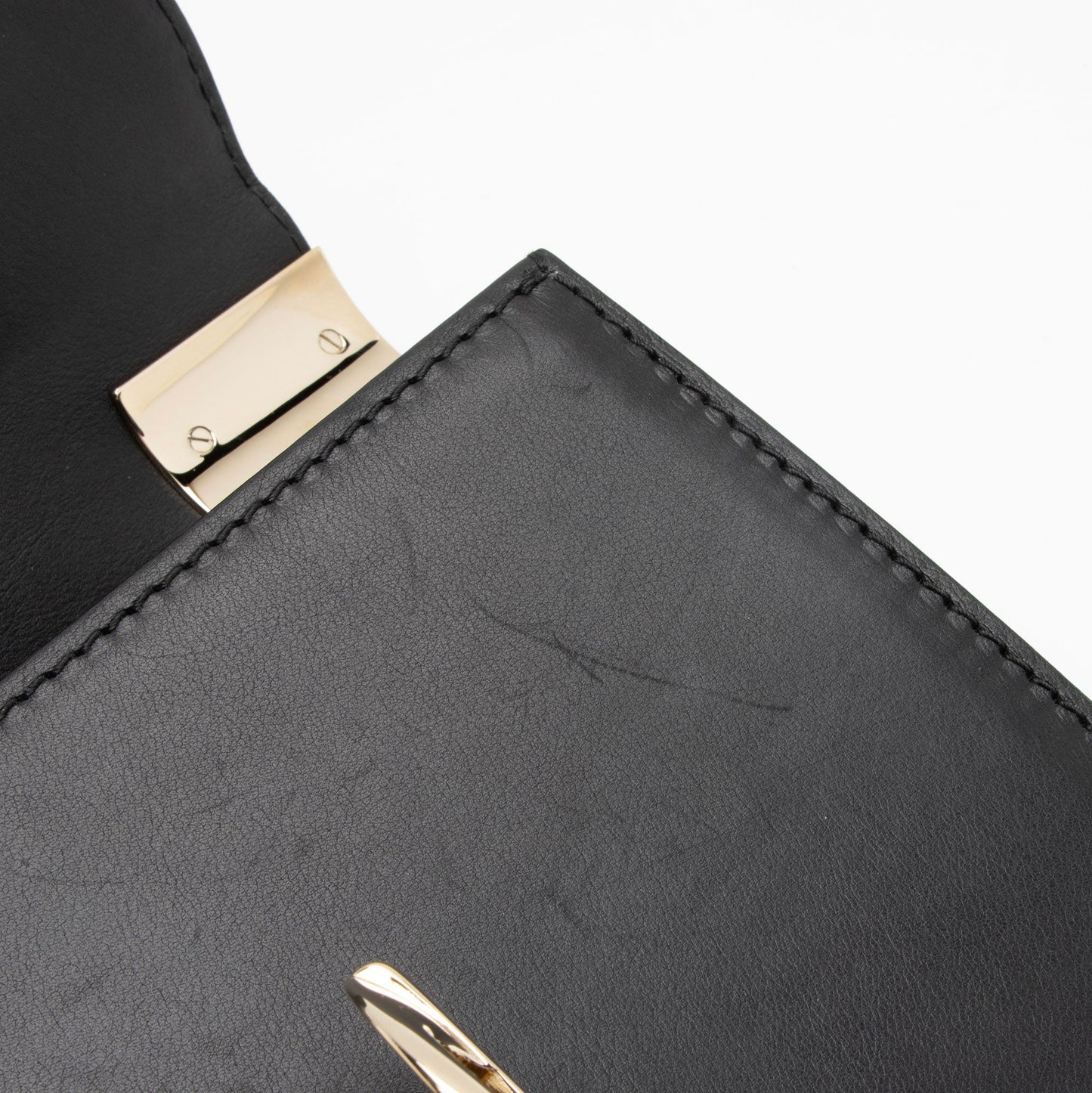 Gucci Leather 1973 Flap Medium Shoulder Bag (SHF-T6hZOI)