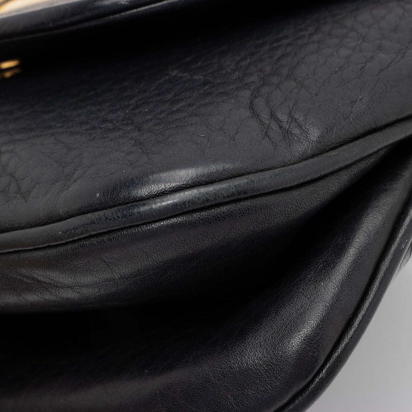 Gucci Leather 1973 Small Shoulder Bag (SHF-gAxB39)