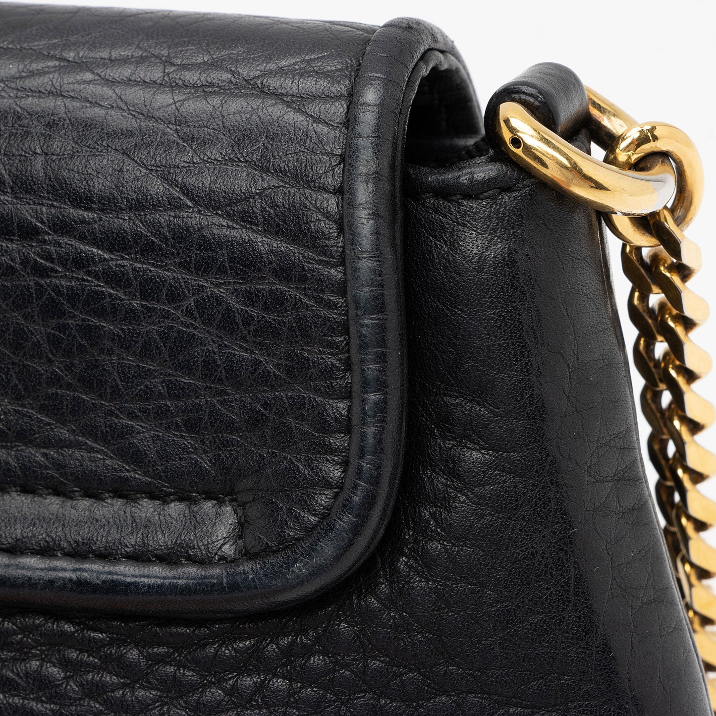 Gucci Leather 1973 Small Shoulder Bag (SHF-gAxB39)