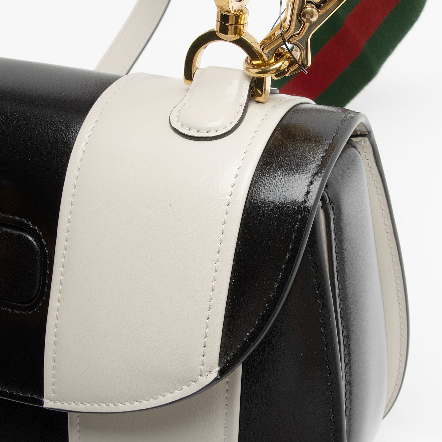 Gucci Leather Bamboo 1947 Medium Top Handle (SHF-J7ooKd)