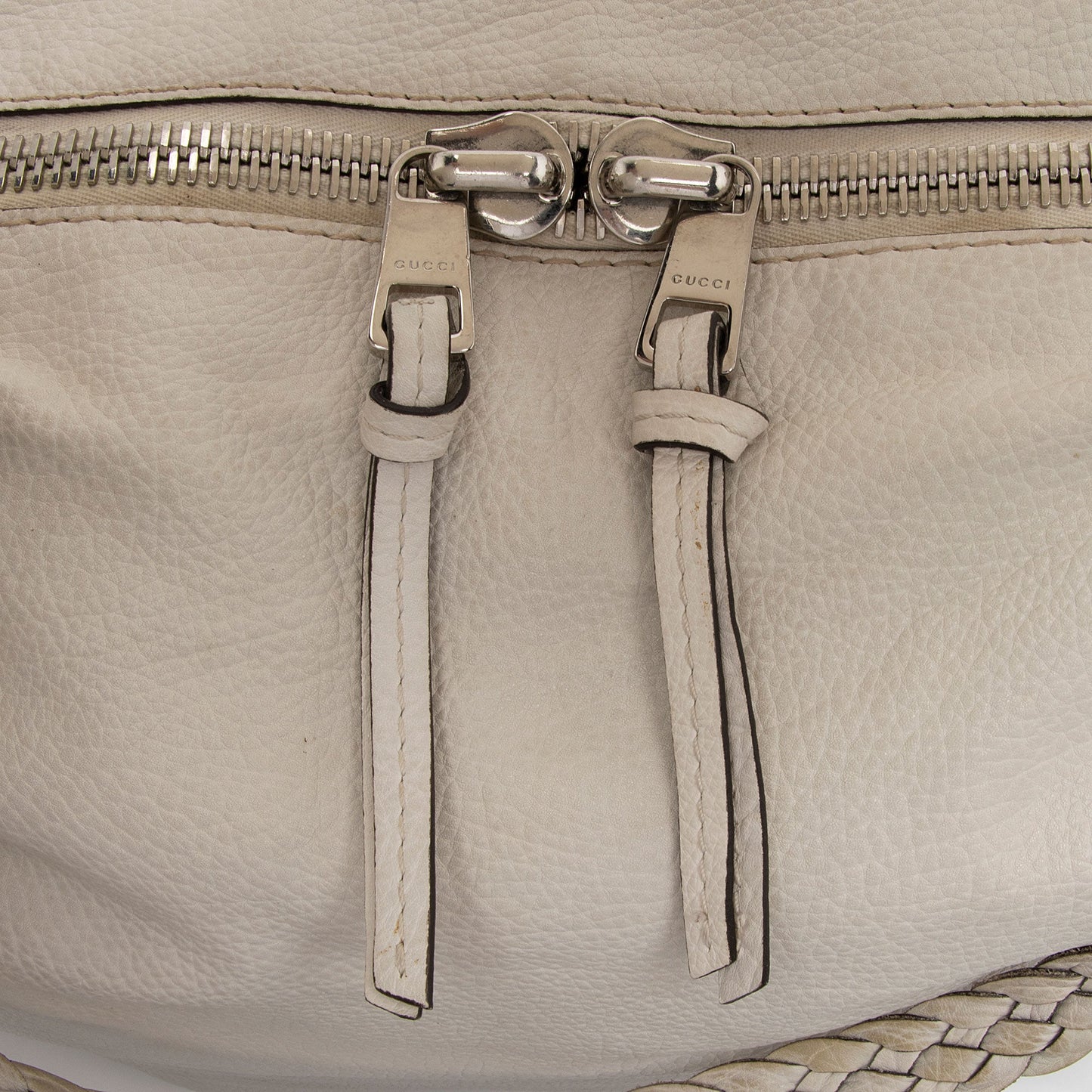 Gucci Leather Bamboo Bar Large Tote (SHF-e0XTfM)