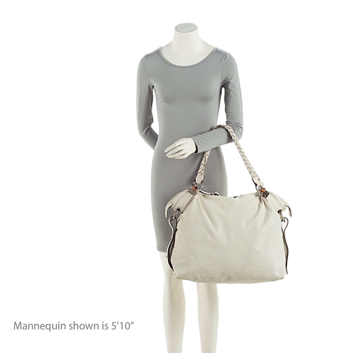 Gucci Leather Bamboo Bar Large Tote (SHF-e0XTfM)