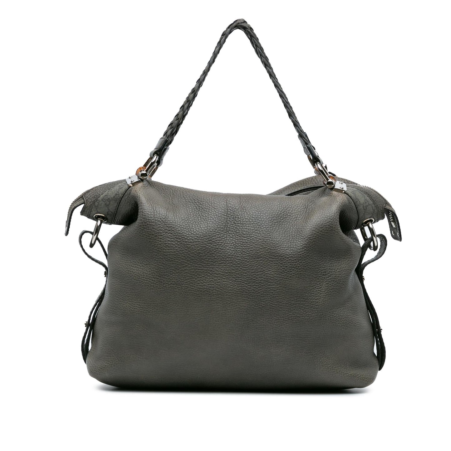 Gucci Leather Bamboo Bar Tote (SHG-JuxF7a)
