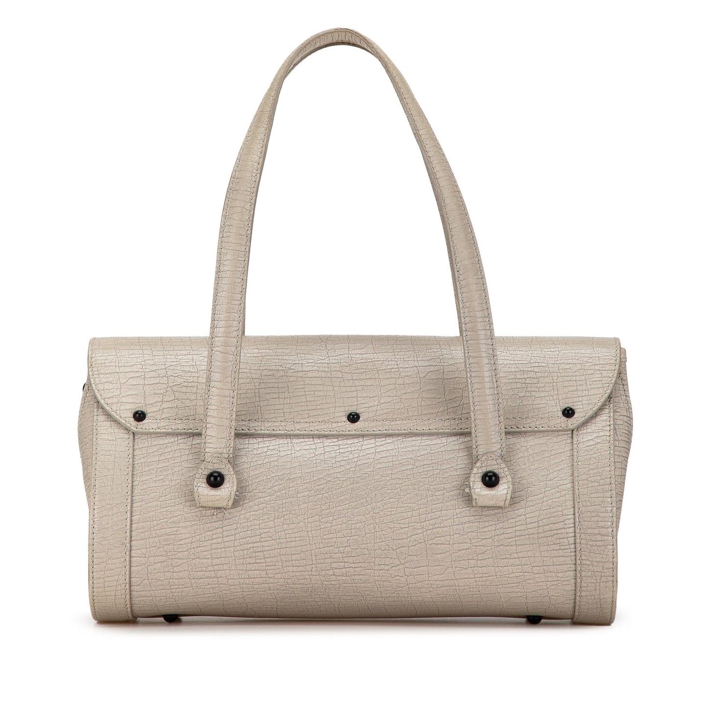Gucci Leather Bamboo Bullet Shoulder Bag (SHG-rGZIYM)