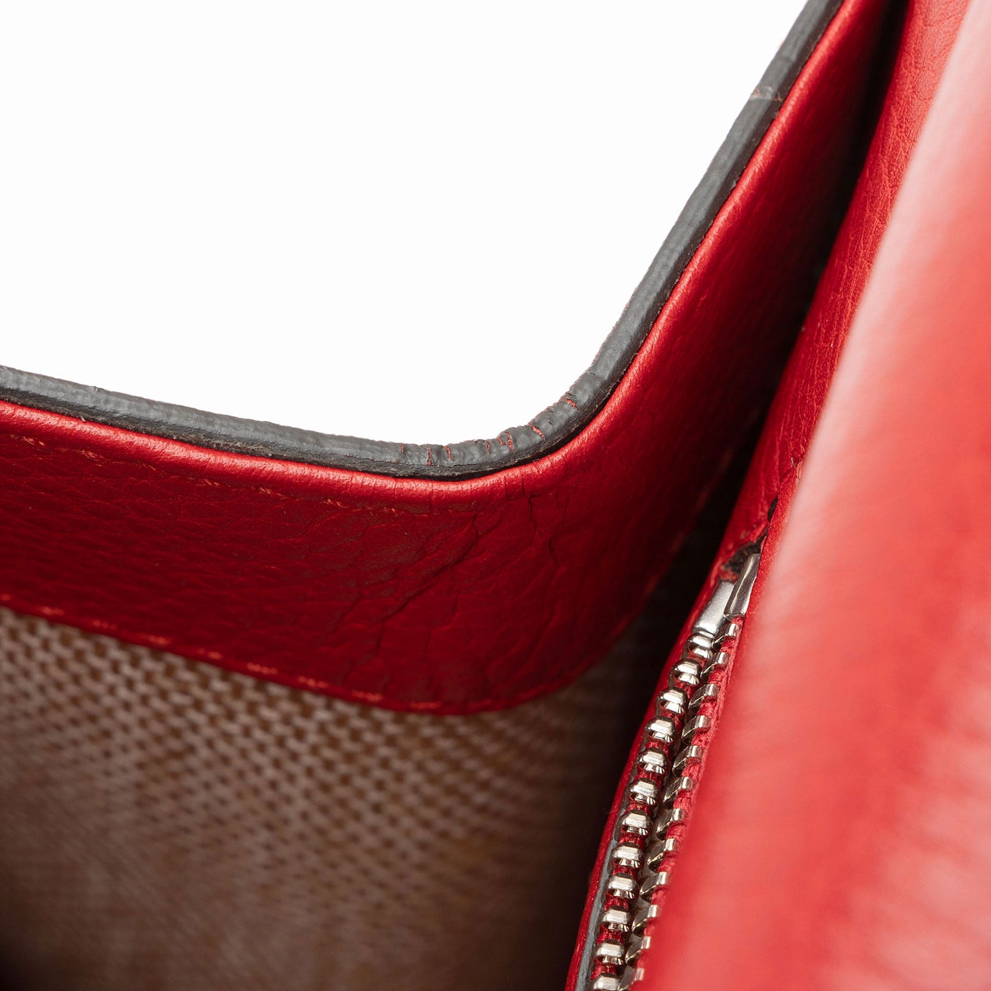 Gucci Leather Bamboo Daily Clutch