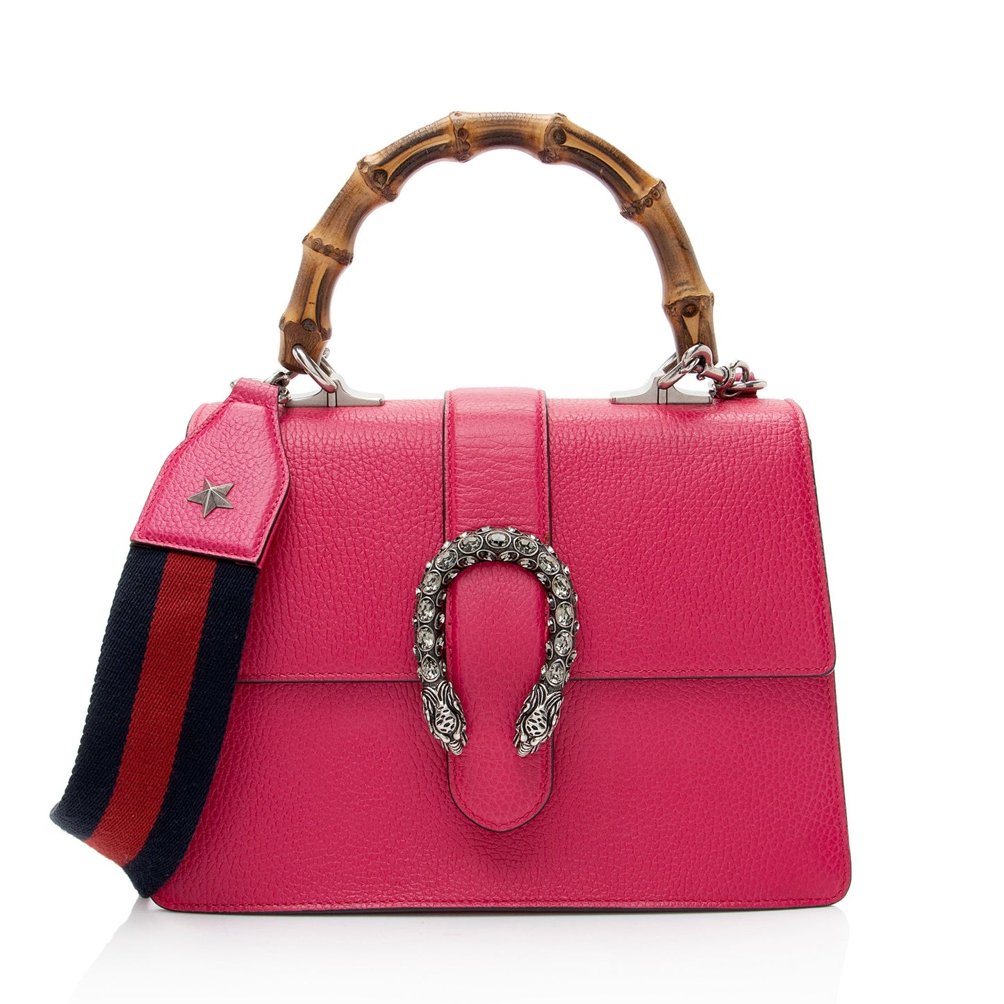 Gucci Leather Bamboo Dionysus Medium Top Handle