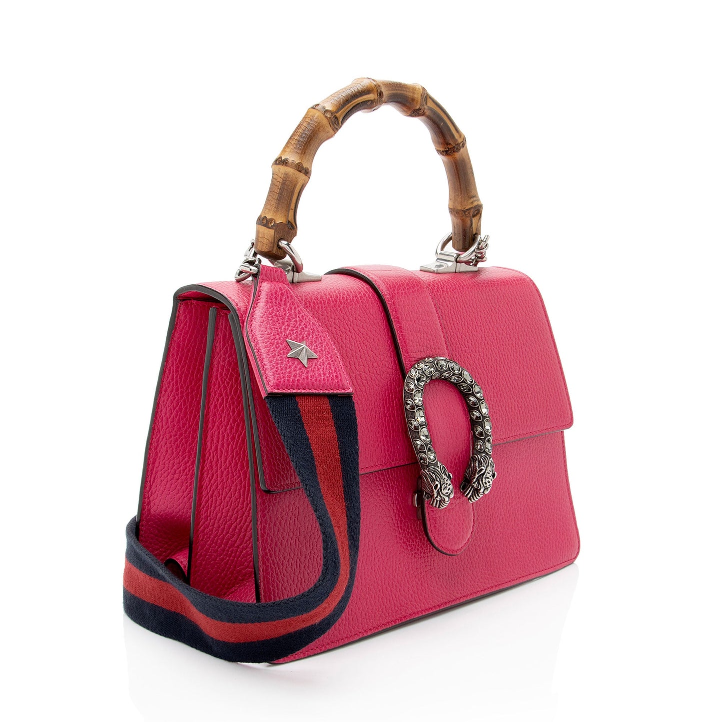 Gucci Leather Bamboo Dionysus Medium Top Handle