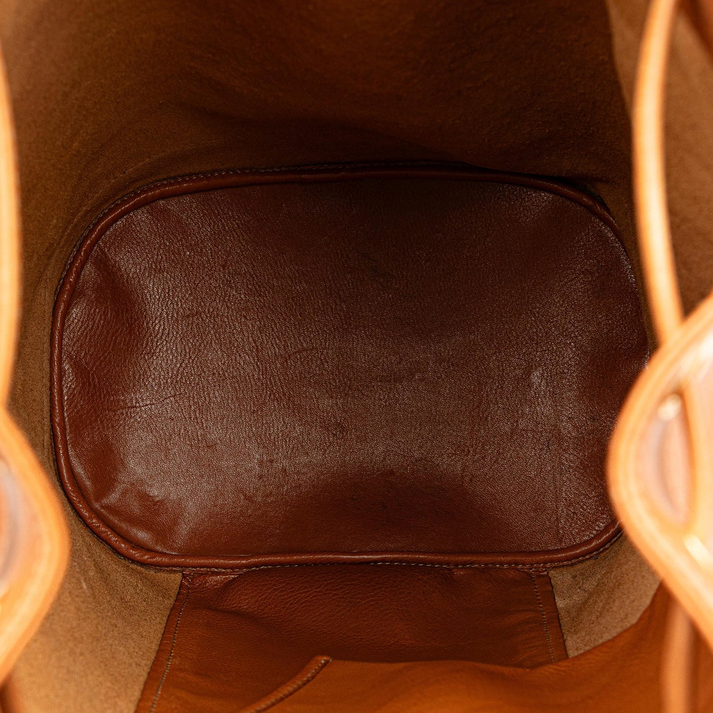 Gucci Leather Bamboo Drawstring Backpack (SHG-Ko4tY8)
