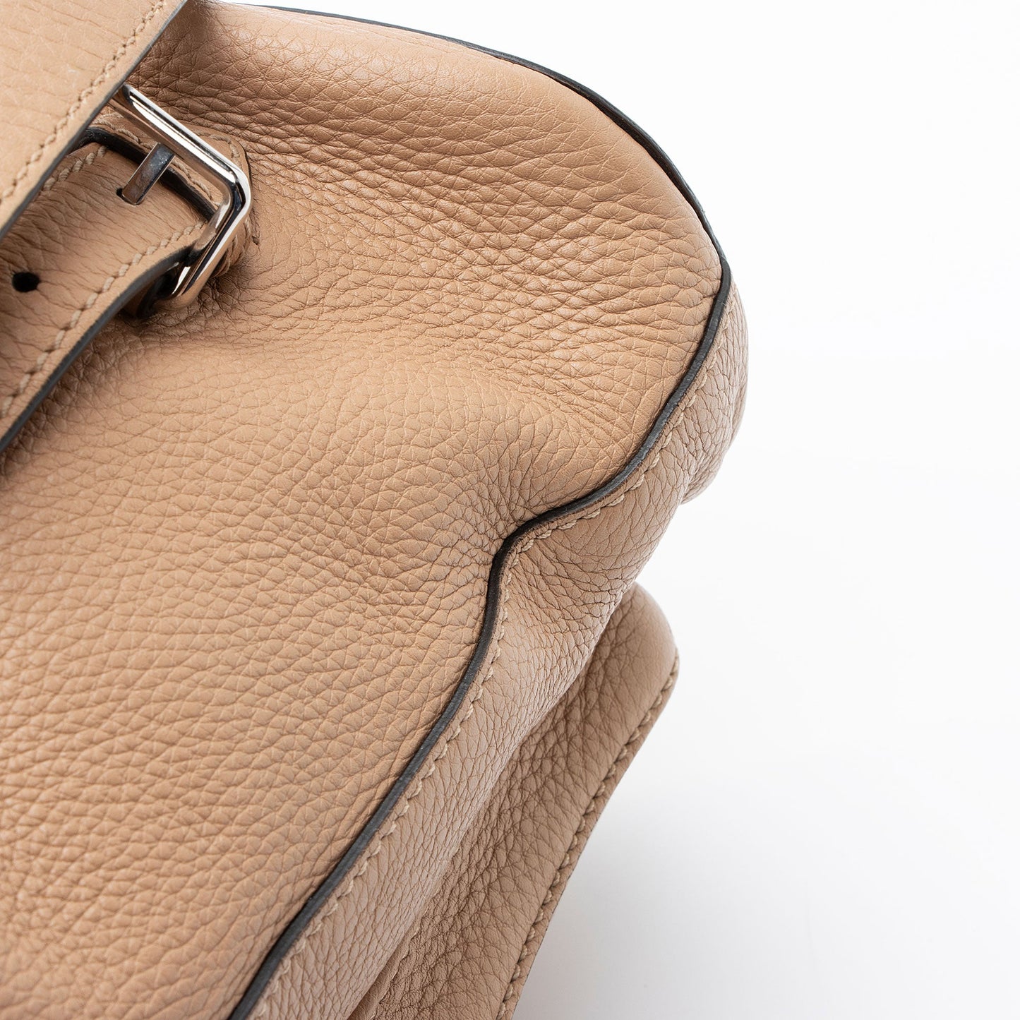Gucci Leather Bamboo Medium Backpack