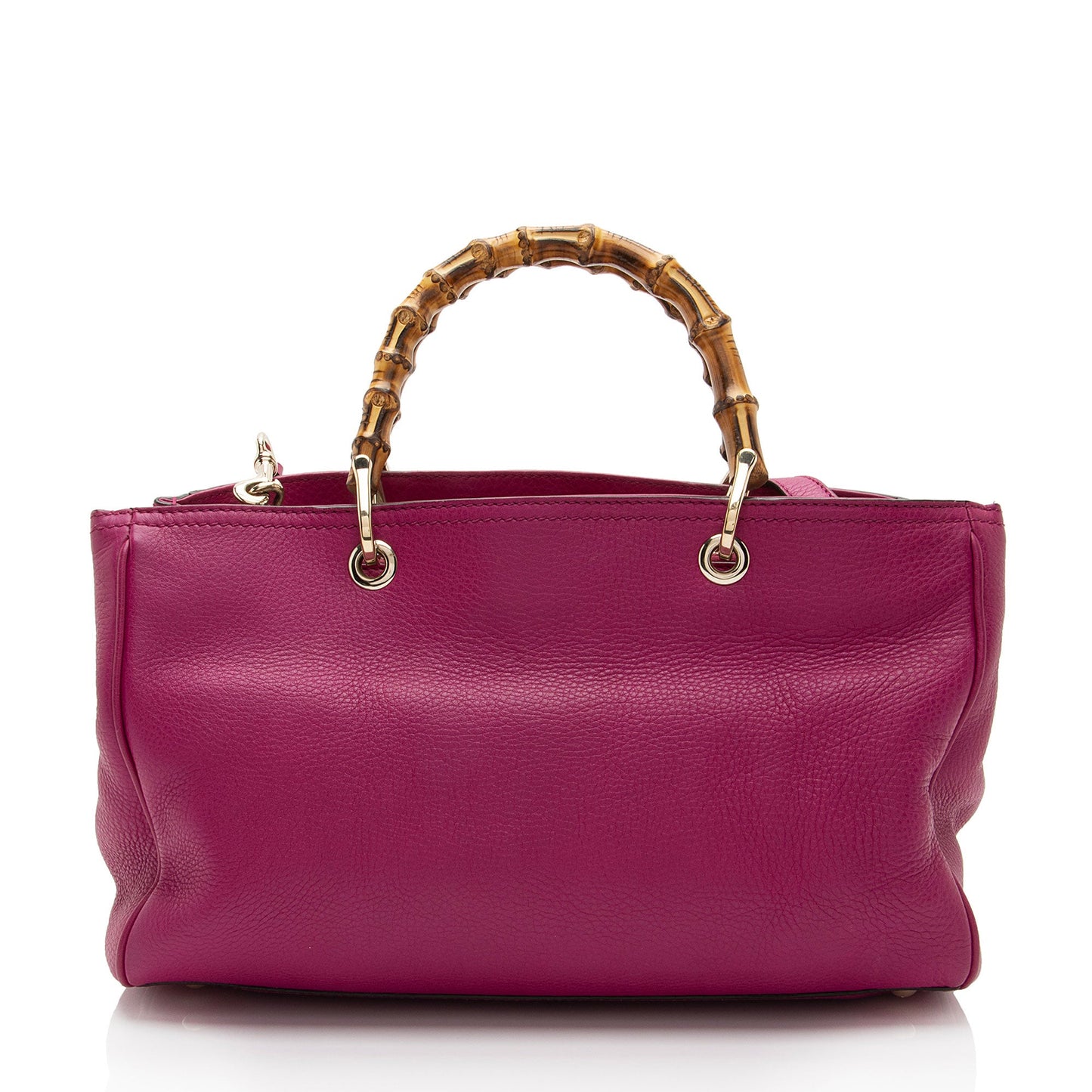Gucci Leather Bamboo Medium Shopper Tote (SHF-UmUete)