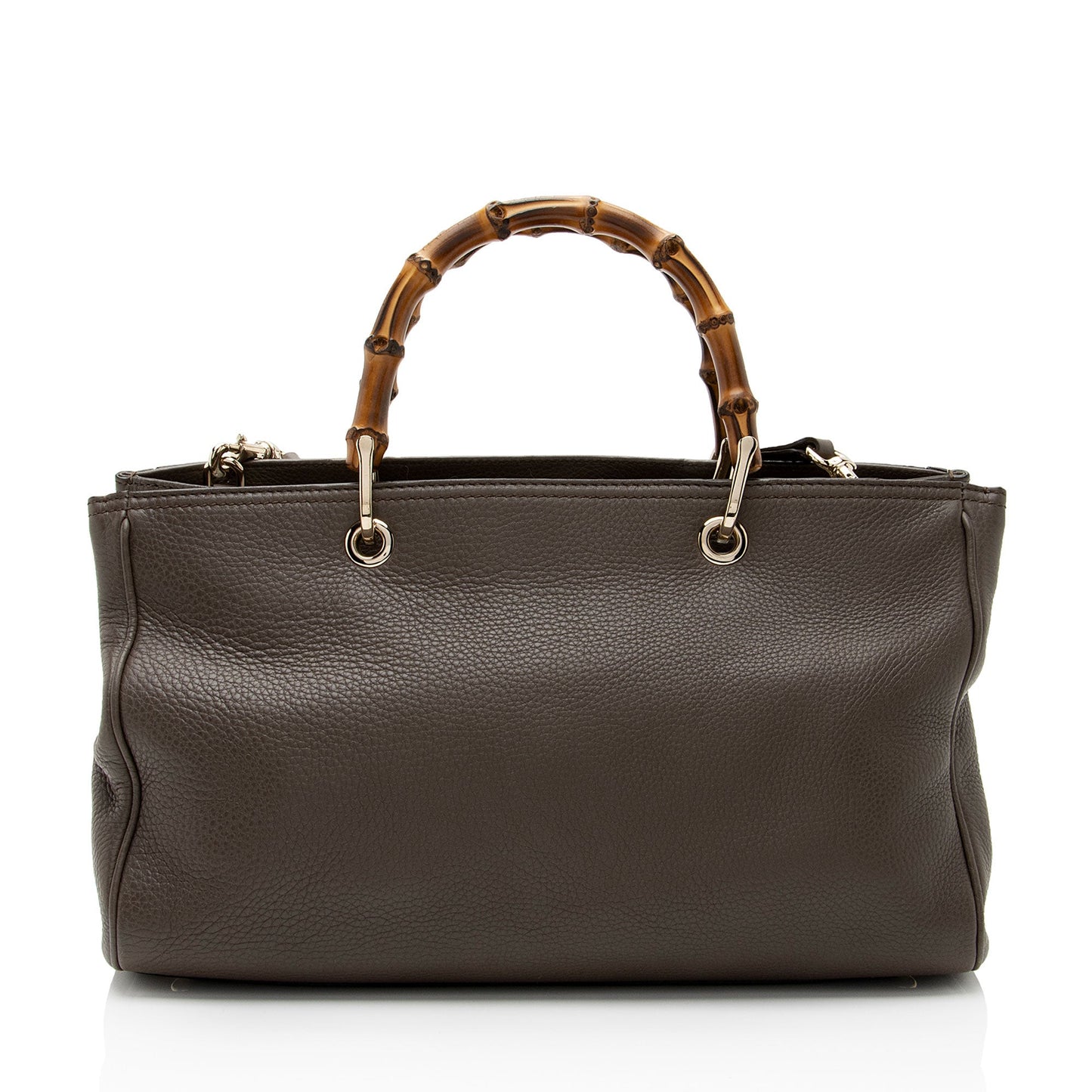 Gucci Leather Bamboo Medium Shopper Tote (SHF-Euai2t)