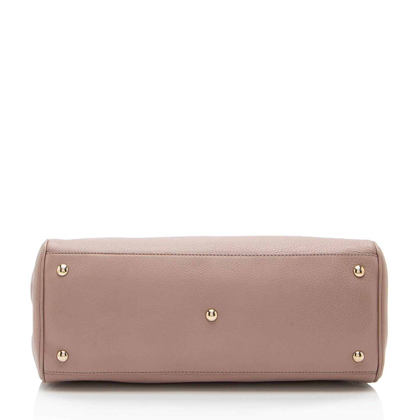 Gucci Leather Bamboo Medium Shopper Tote