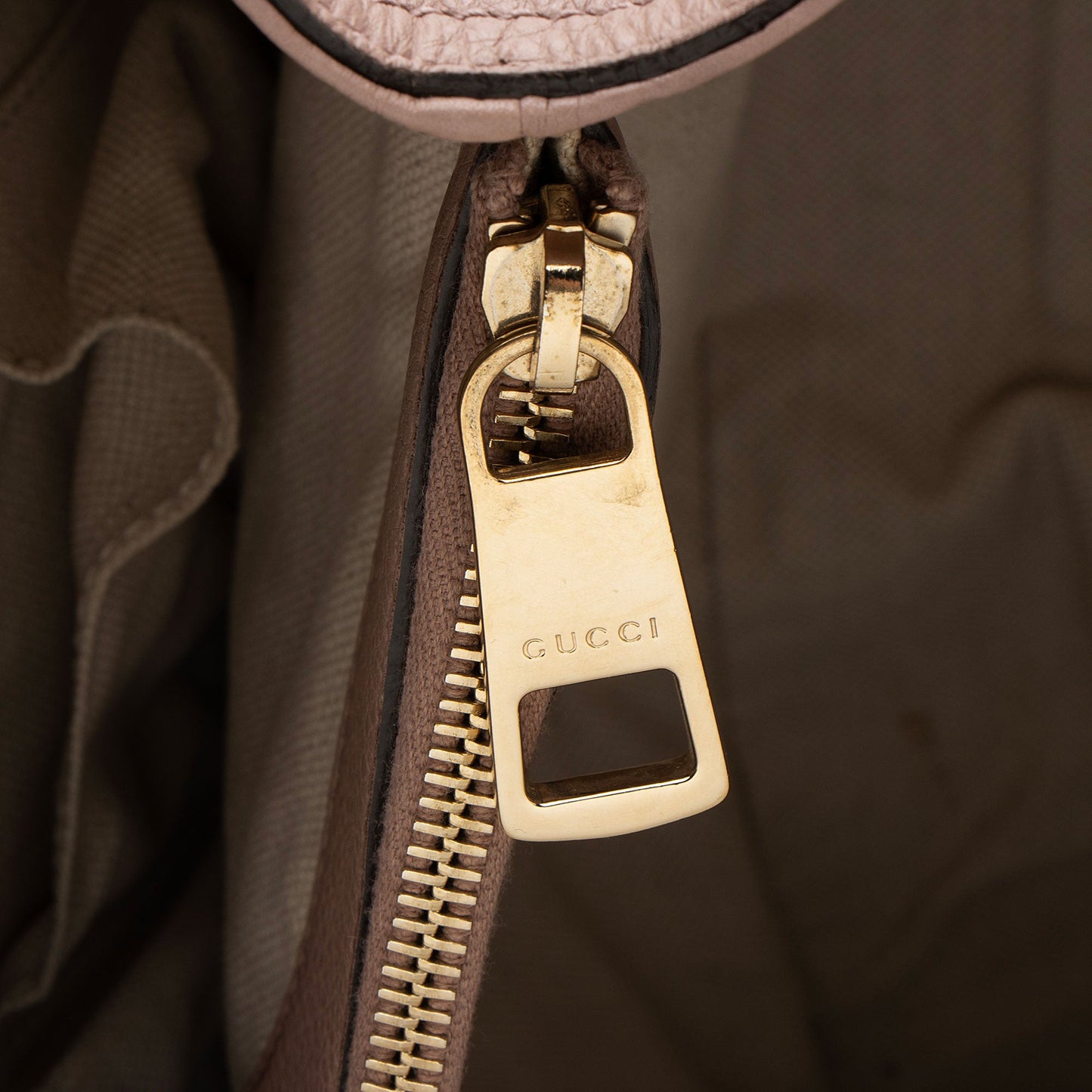 Gucci Leather Bamboo Medium Shopper Tote