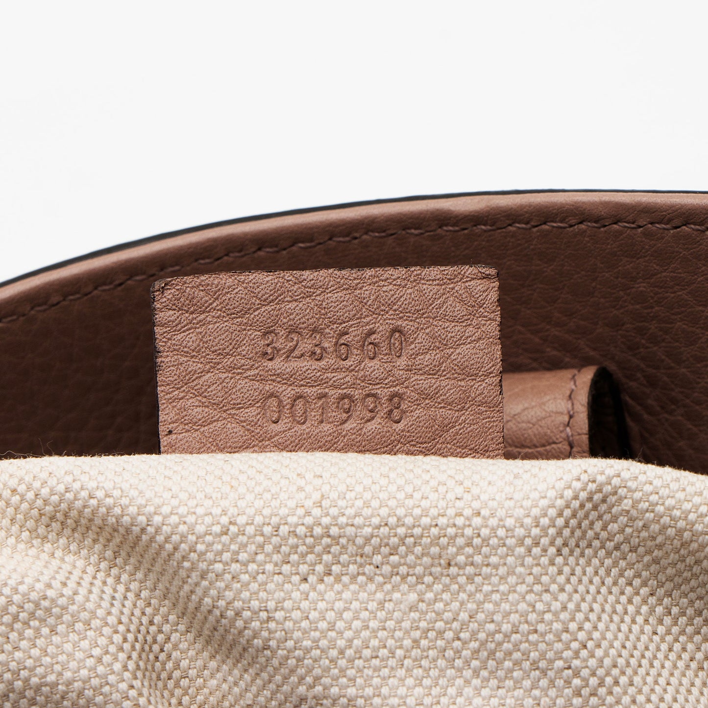 Gucci Leather Bamboo Medium Shopper Tote