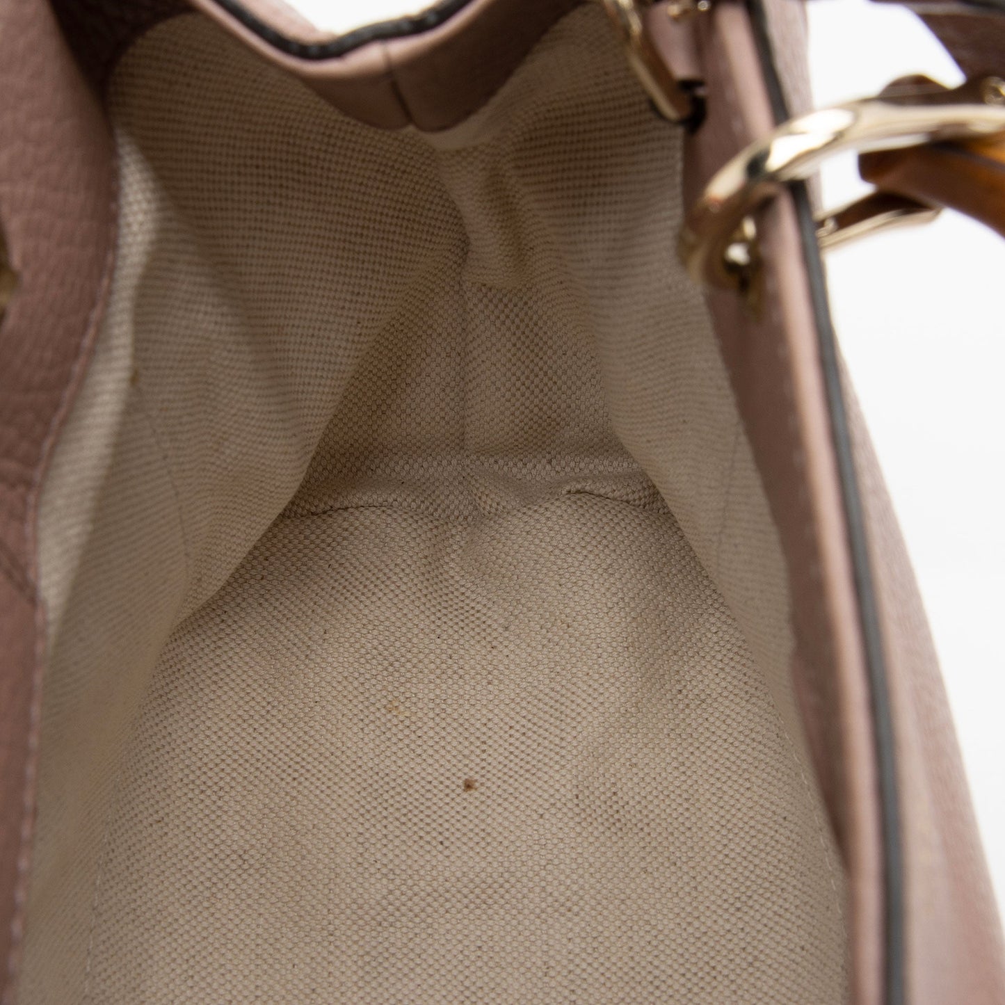 Gucci Leather Bamboo Mini Shopper Tote (SHF-eRoYKz)