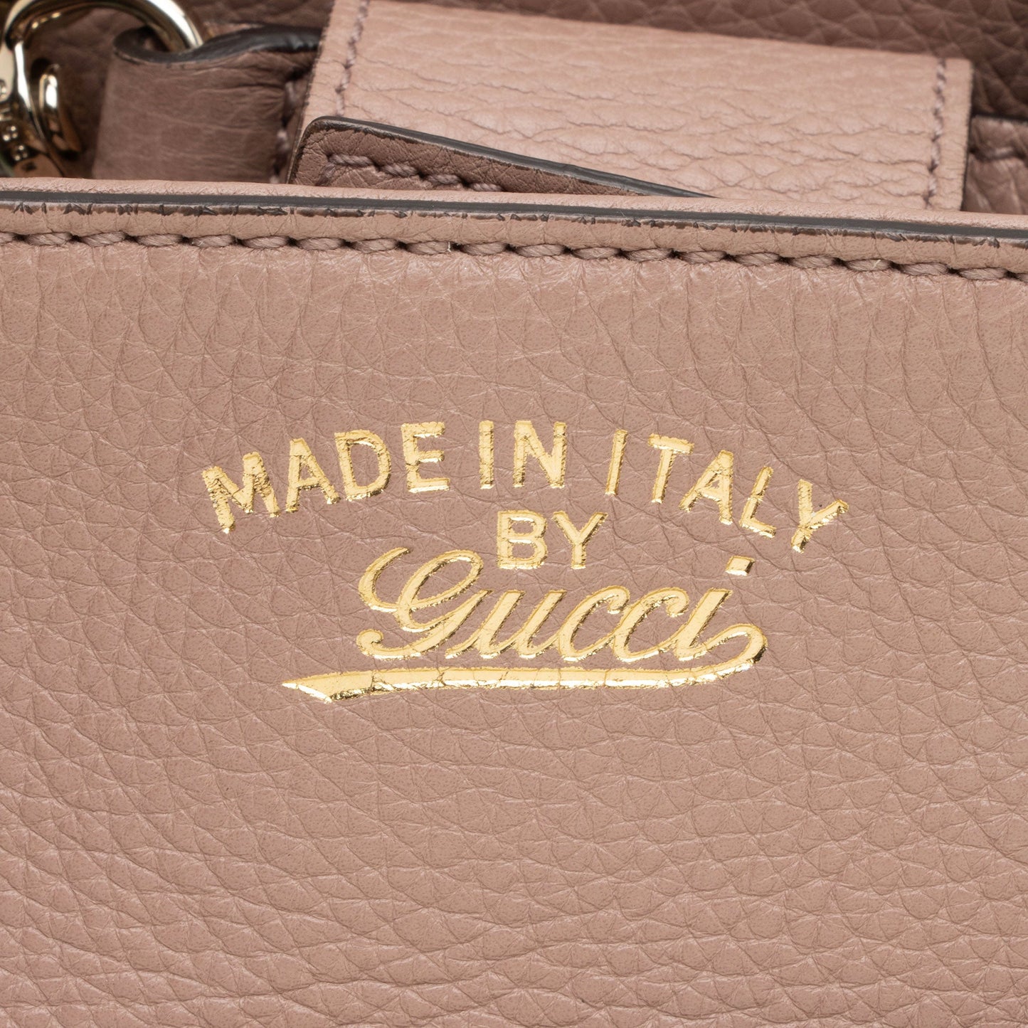 Gucci Leather Bamboo Mini Shopper Tote (SHF-eRoYKz)