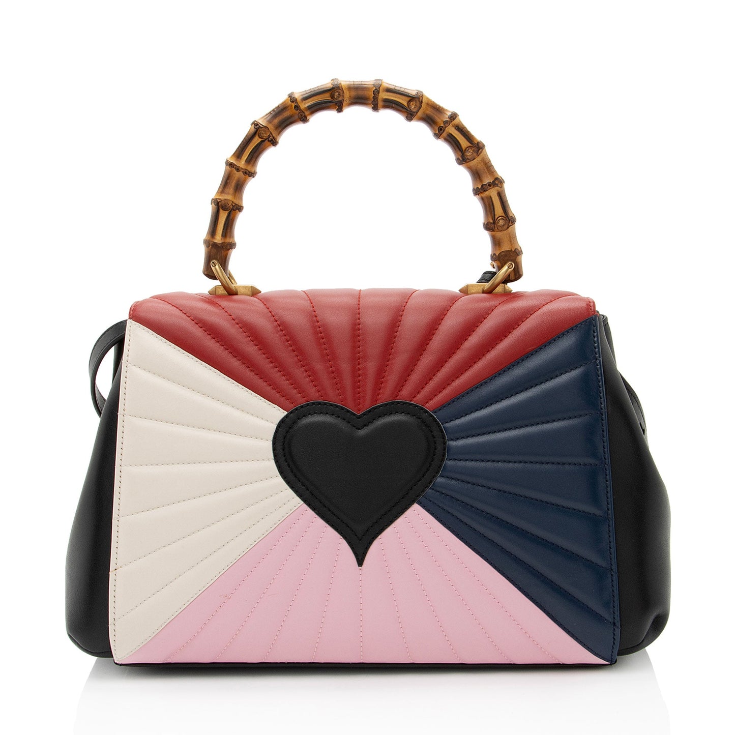 Gucci Leather Bamboo Queen Margaret Top Handle