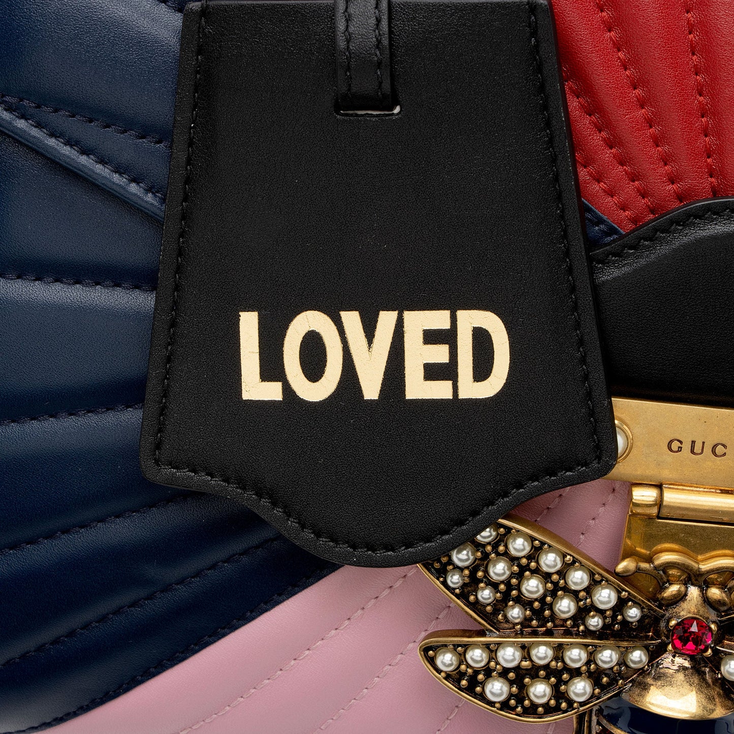 Gucci Leather Bamboo Queen Margaret Top Handle