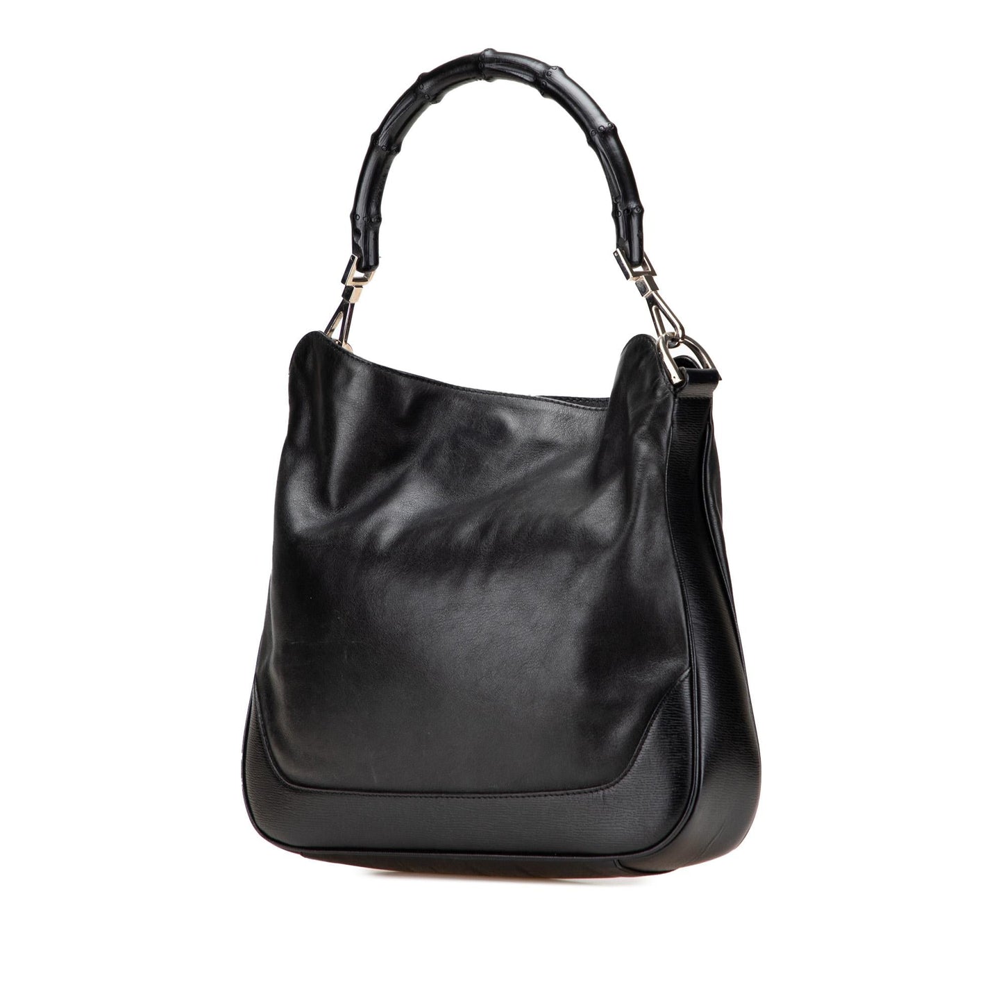 Gucci Leather Bamboo Satchel