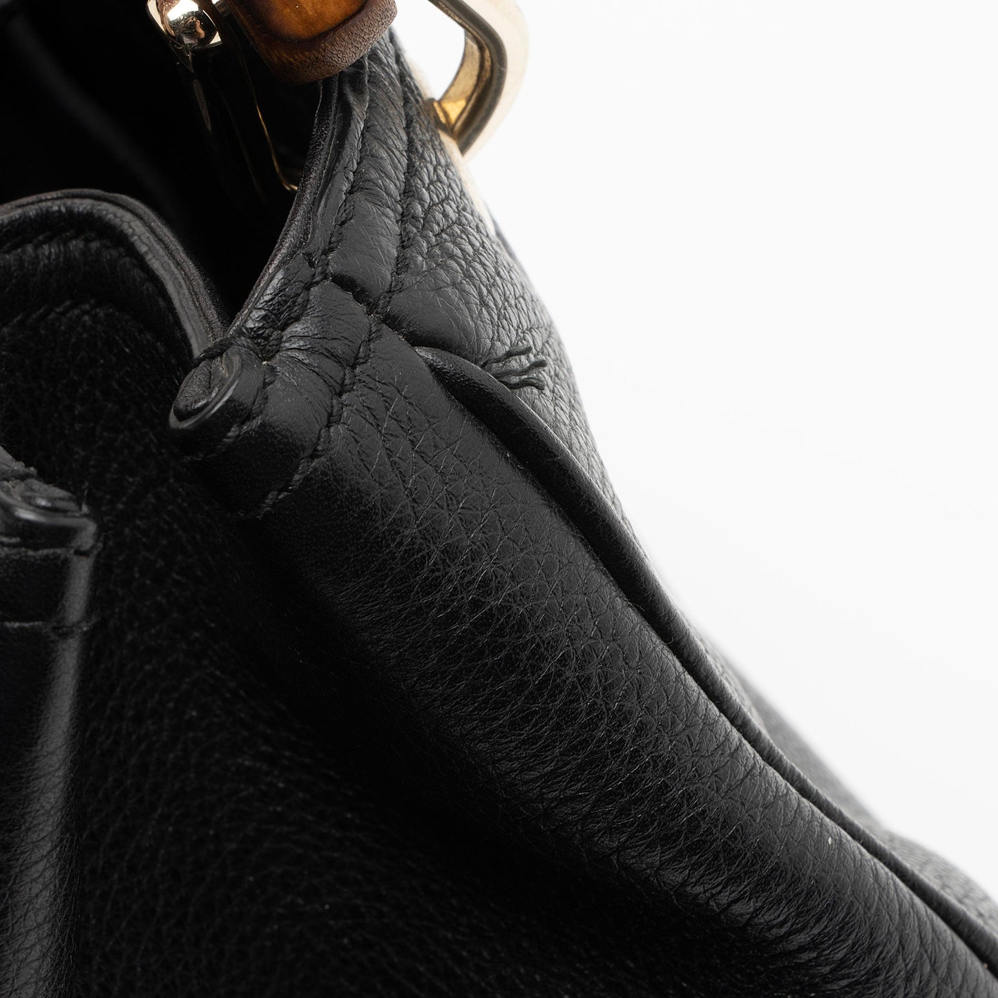 Gucci Leather Bamboo Small Shopper Tote (SHF-M26bz2)