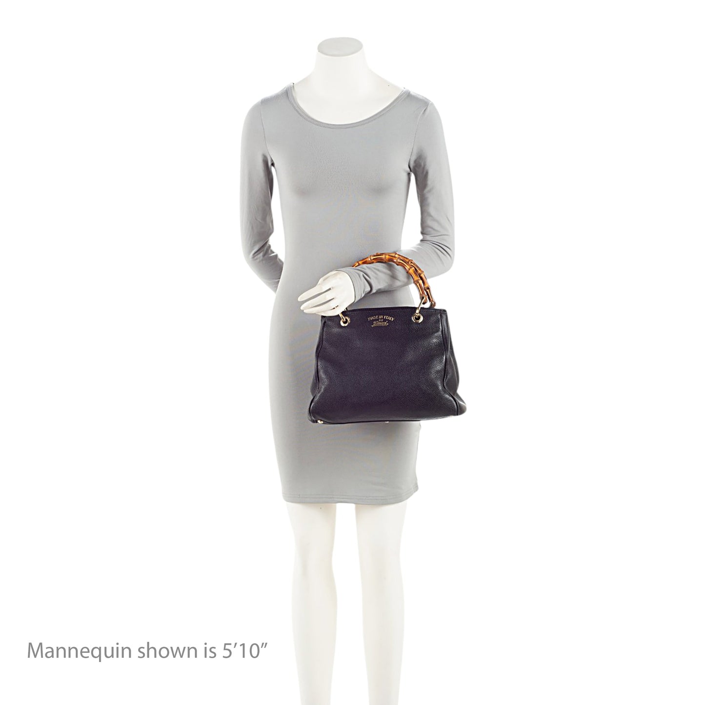 Gucci Leather Bamboo Small Shopper Tote (SHF-M26bz2)