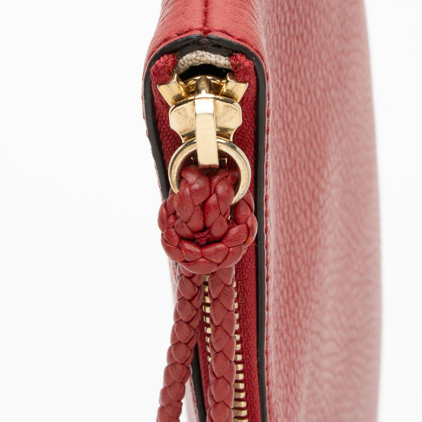 Gucci Leather Bamboo Tassel Zip Clutch (SHF-jOVRgR)