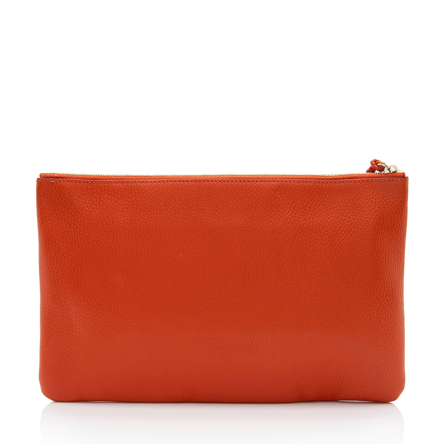 Gucci Leather Bamboo Tassel Zip Clutch (SHF-aWlLLC)