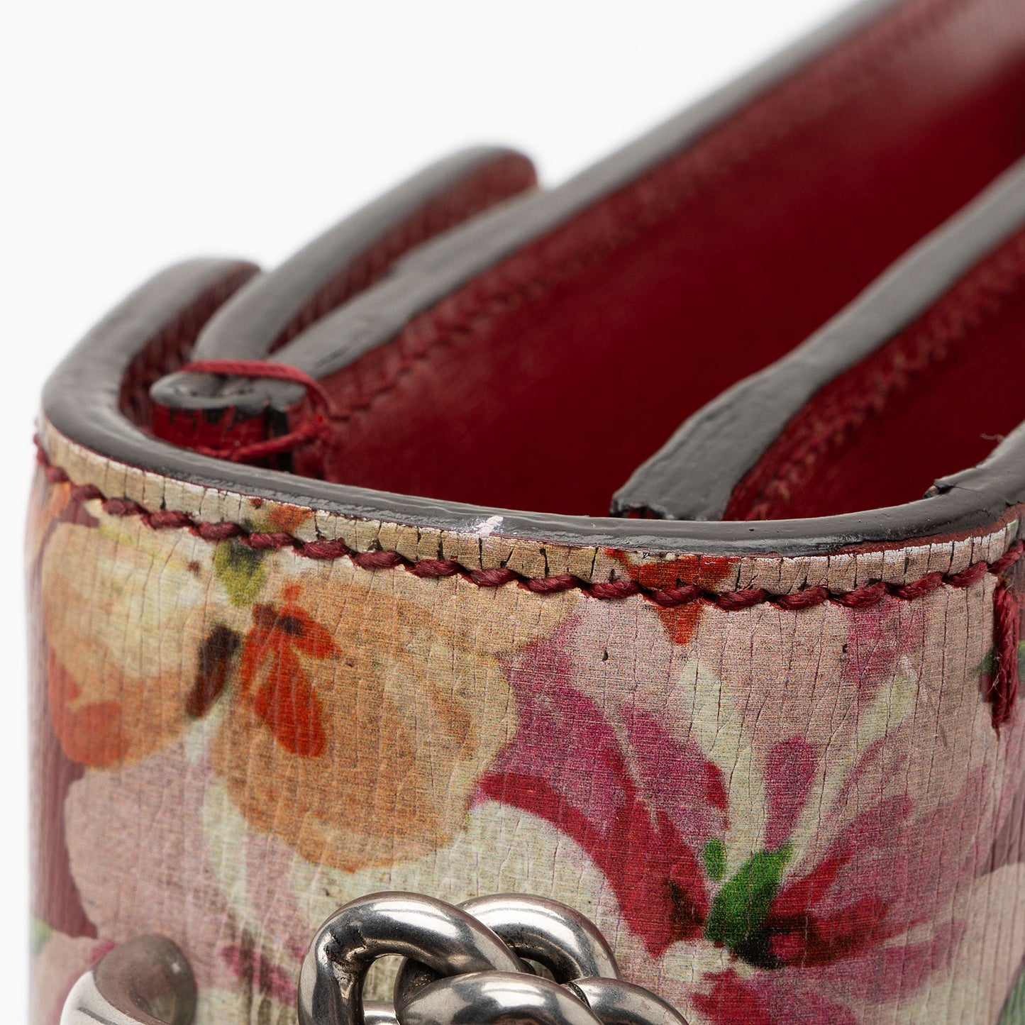 Gucci Leather Blooms Dionysus Small Shoulder Bag