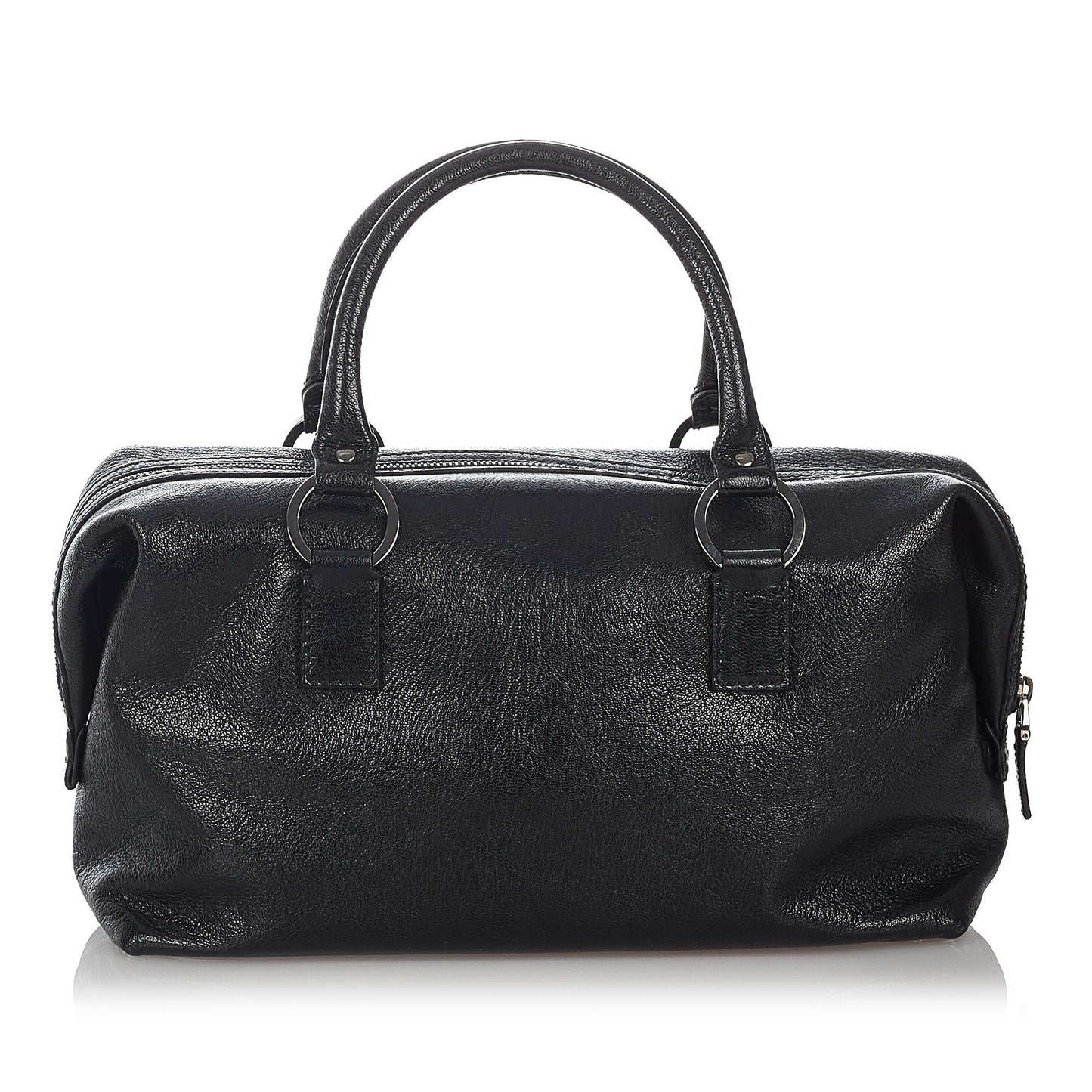 Gucci Leather Boston Bag (SHG-27075)