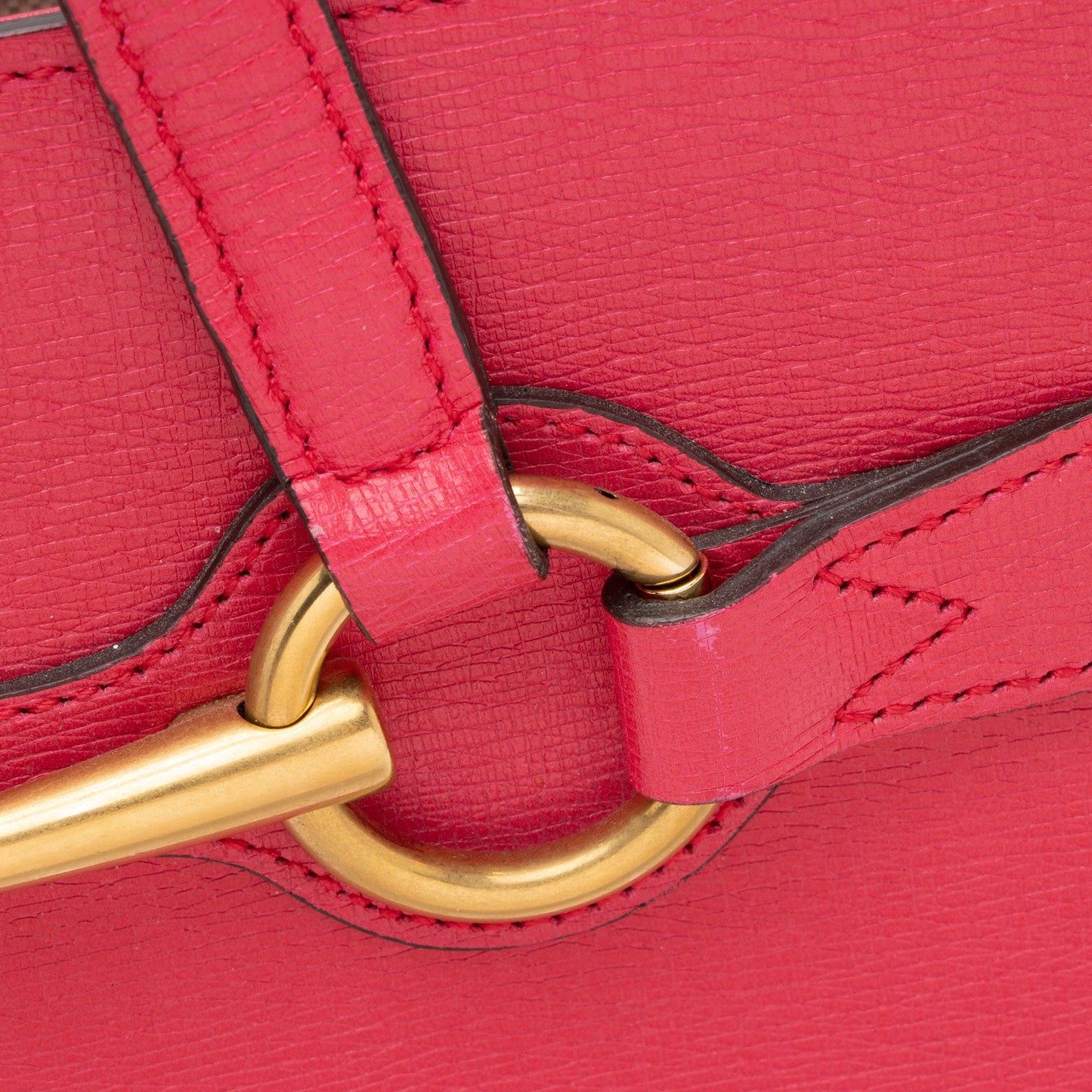 Gucci Leather Bright Bit Medium Tote (SHF-KAPGcj)