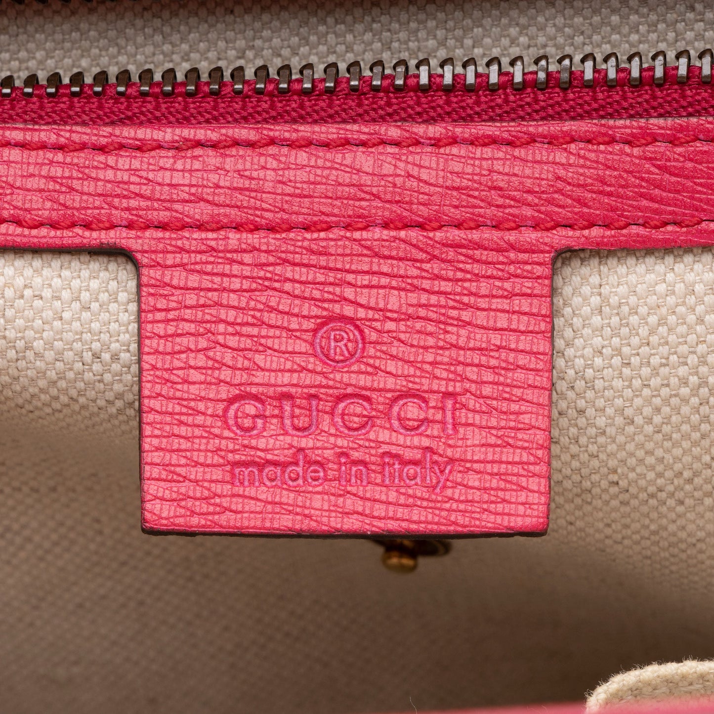 Gucci Leather Bright Bit Medium Tote (SHF-KAPGcj)