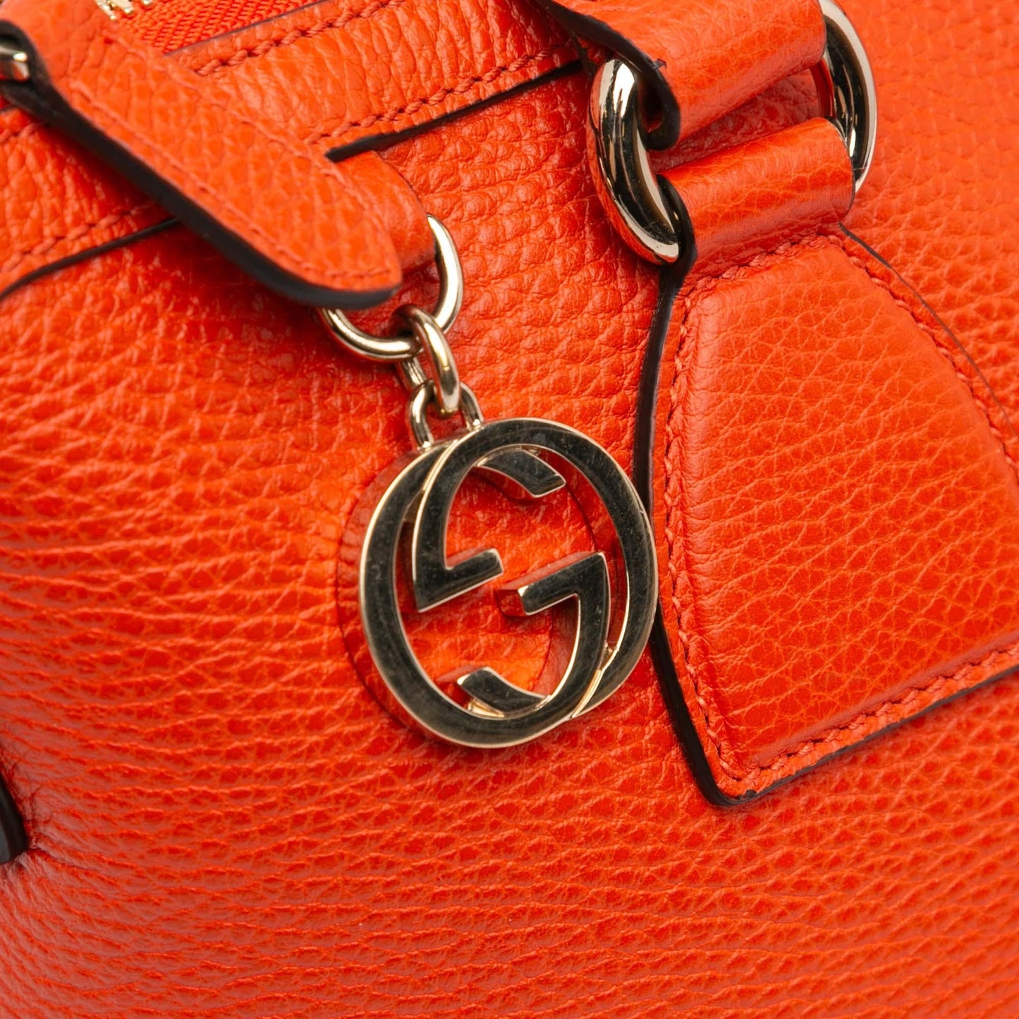 Gucci Leather Charmy Satchel