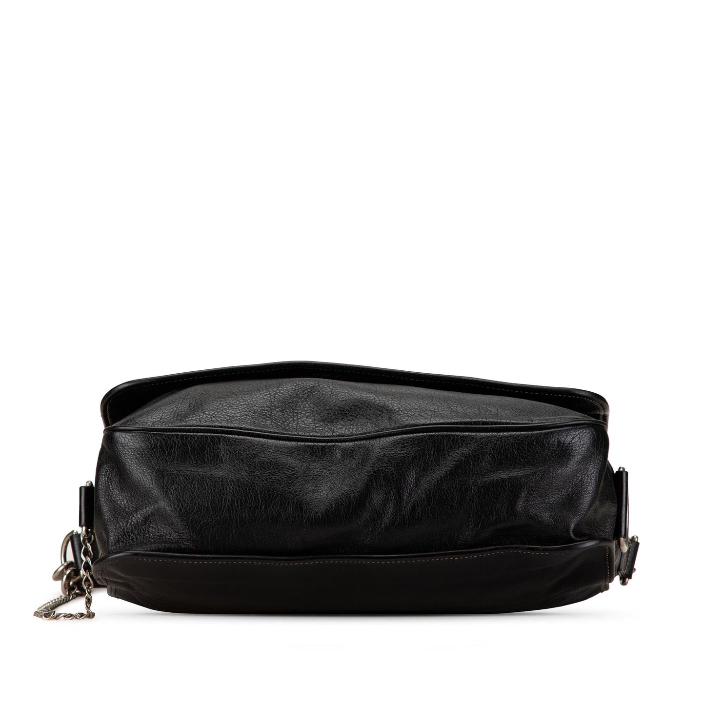 Gucci Leather Crest Chain Messenger Bag (SHG-FgBsnS)