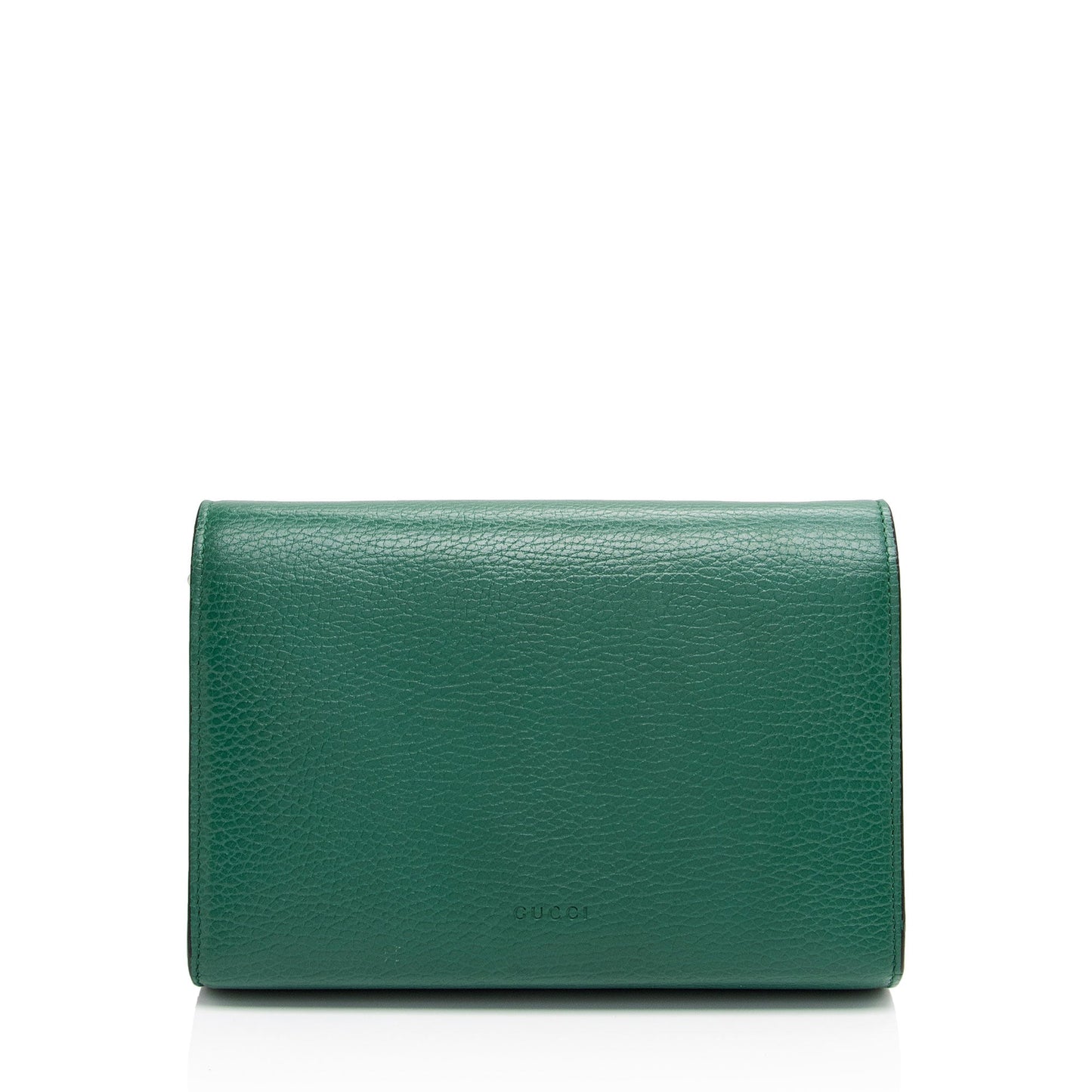 Gucci Leather Crystal Dionysus Chain Wallet (SHF-lfofdz)