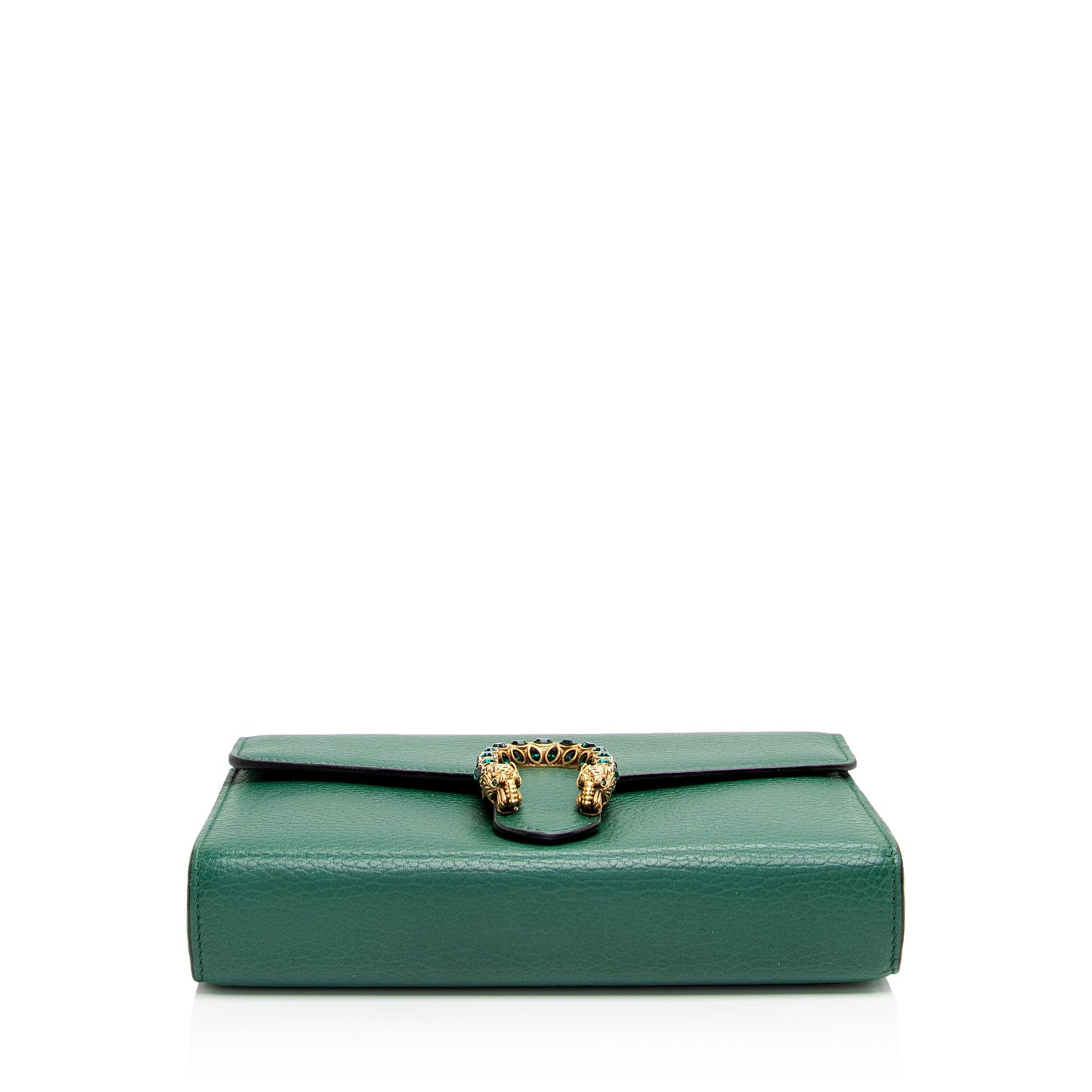 Gucci Leather Crystal Dionysus Chain Wallet (SHF-lfofdz)