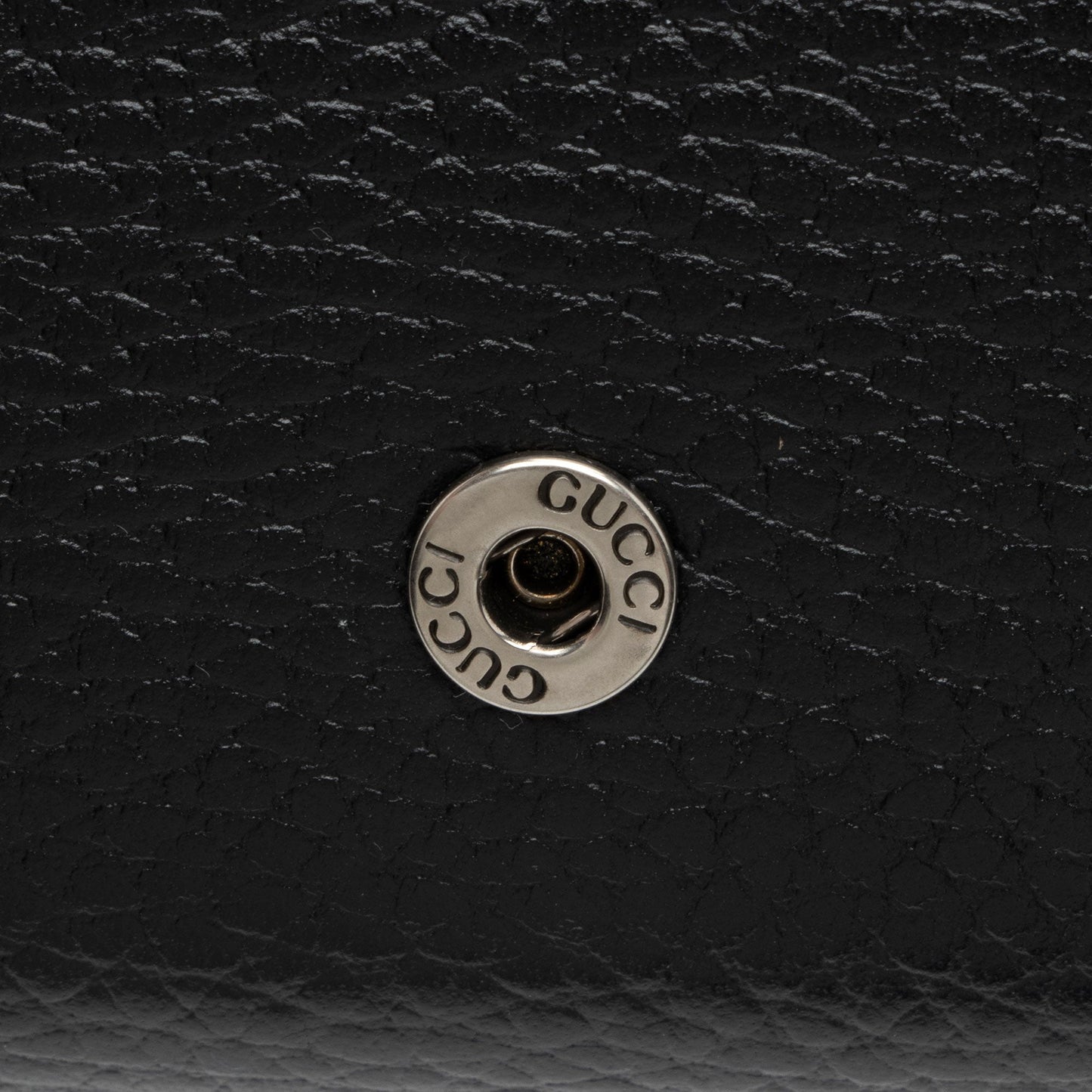 Gucci Leather Crystal Dionysus Chain Wallet (SHF-N4rGzu)