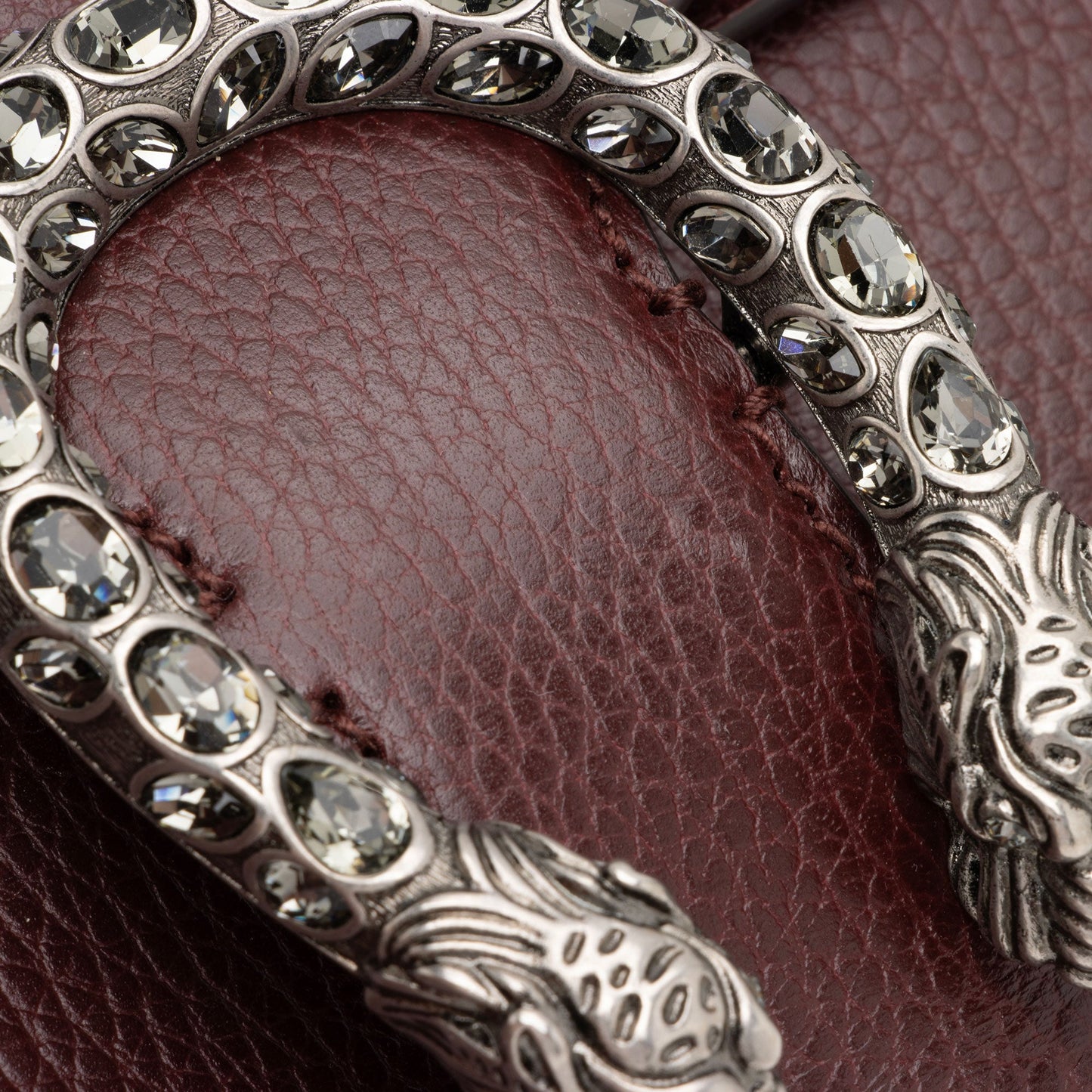 Gucci Leather Crystal Dionysus Small Shoulder Bag (SHF-wPeuFt)