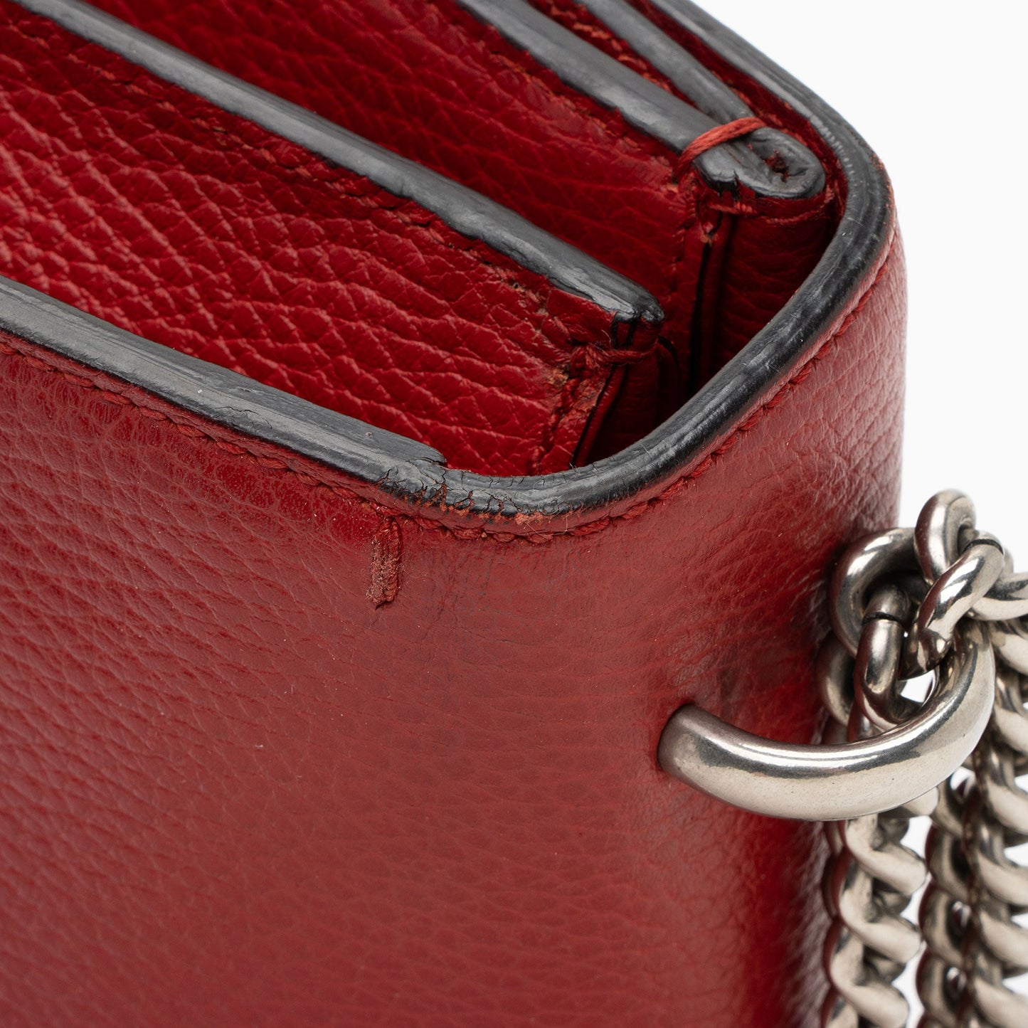 Gucci Leather Crystal Dionysus Small Shoulder Bag
